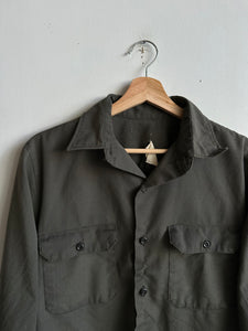 1970s Dark Grey Overshirt (L/XL)