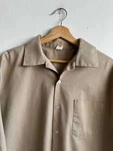 1980s Tan Work Shirt (XL)