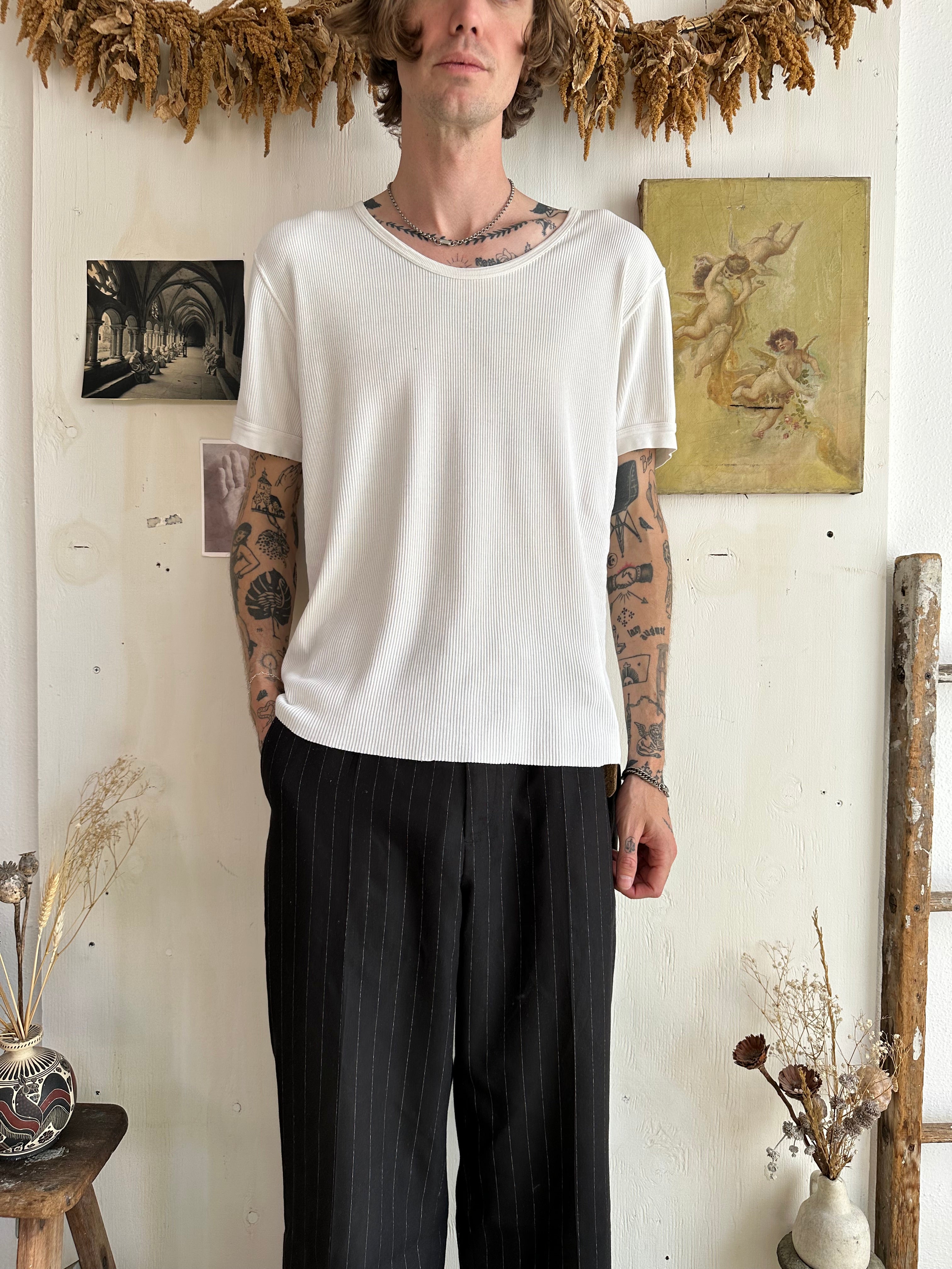1960s Euro Chopped Ribbed Shirt (L/XL)