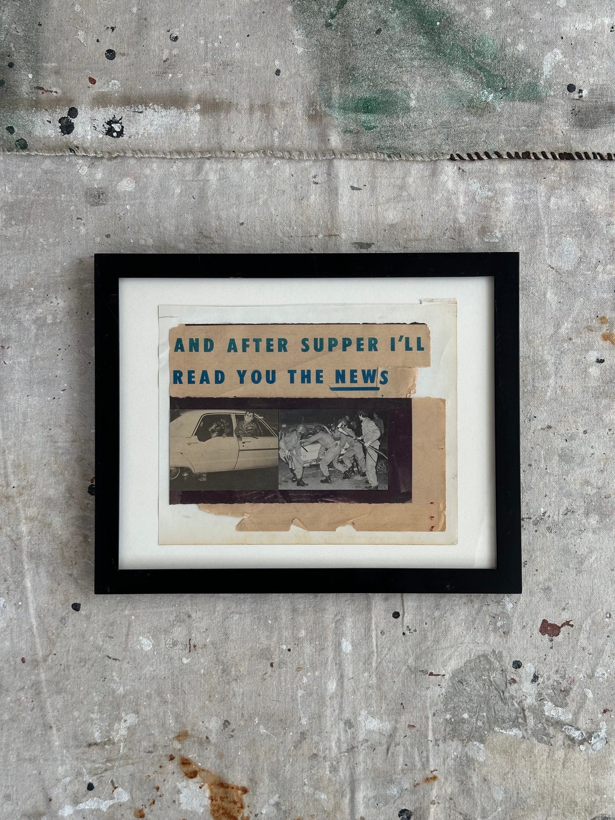"After Supper" a Collage