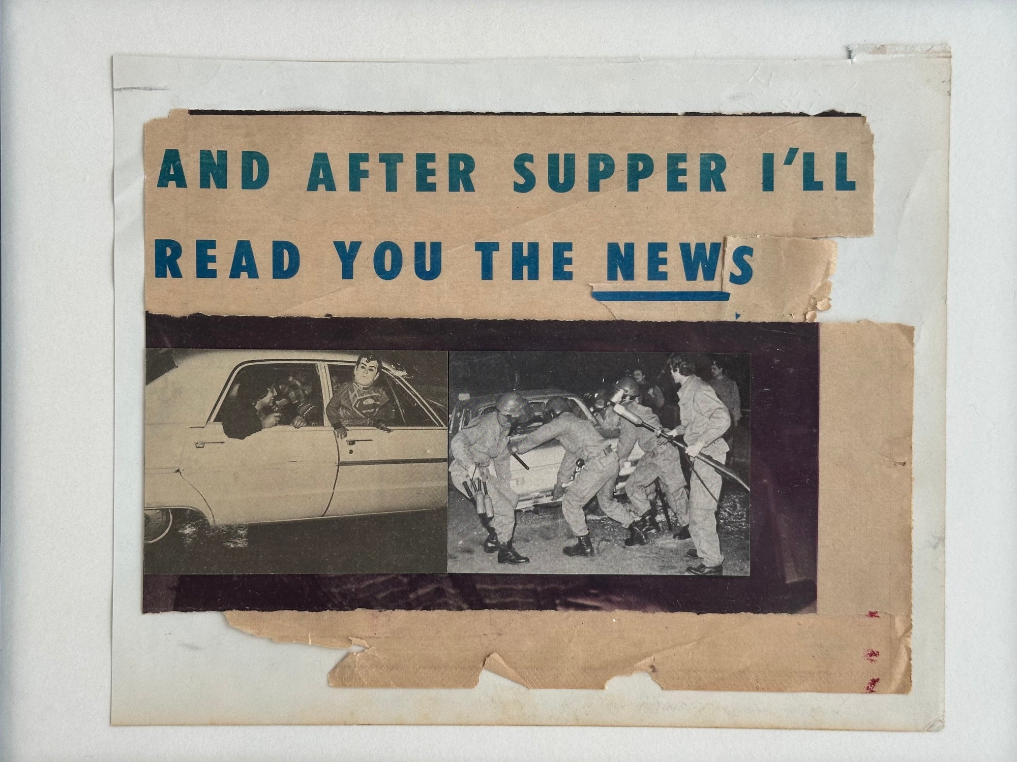 "After Supper" a Collage