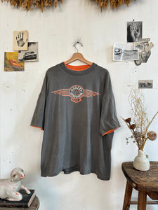 1990s Thrashed Faded Black Harley Davidson Tee (Boxy XL)