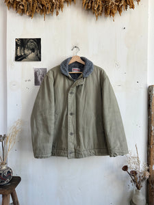 1980s Faded Shawl Collar Deck Jacket (Boxy L/XL)