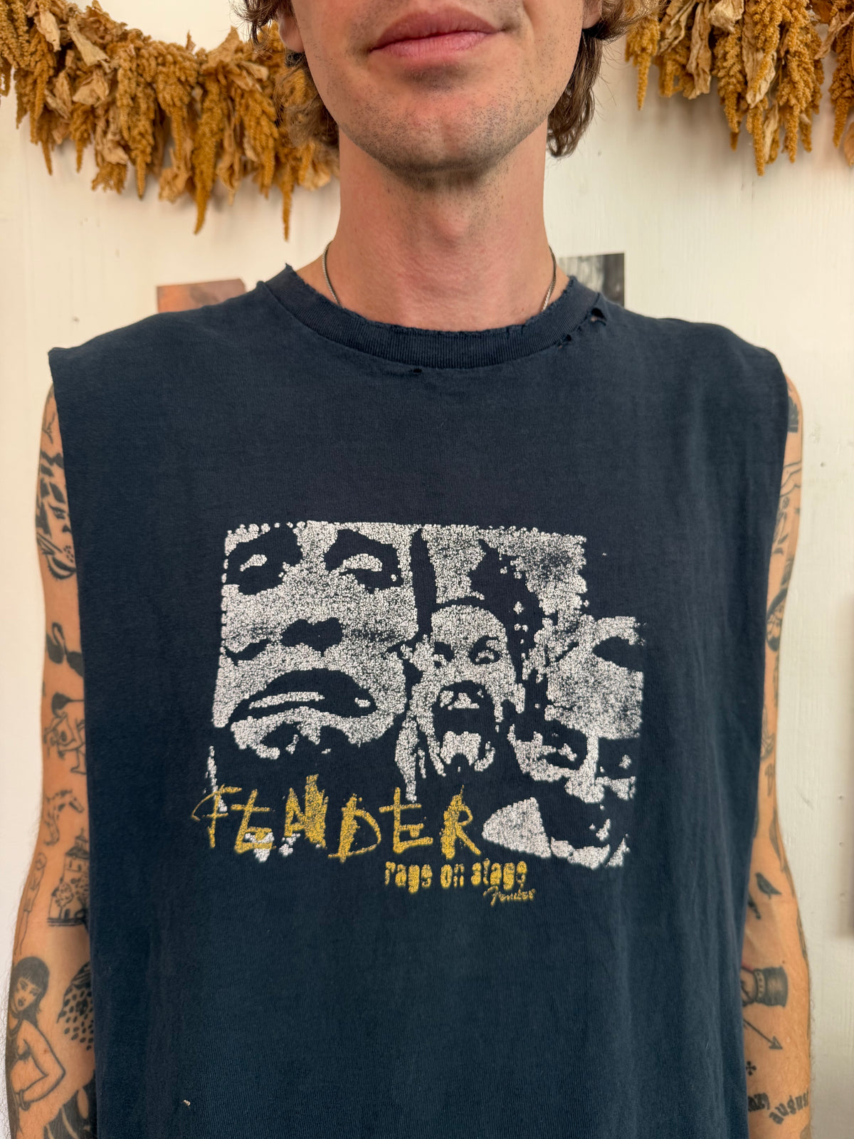 1990s Thrashed Rage On Stage Muscle Tee