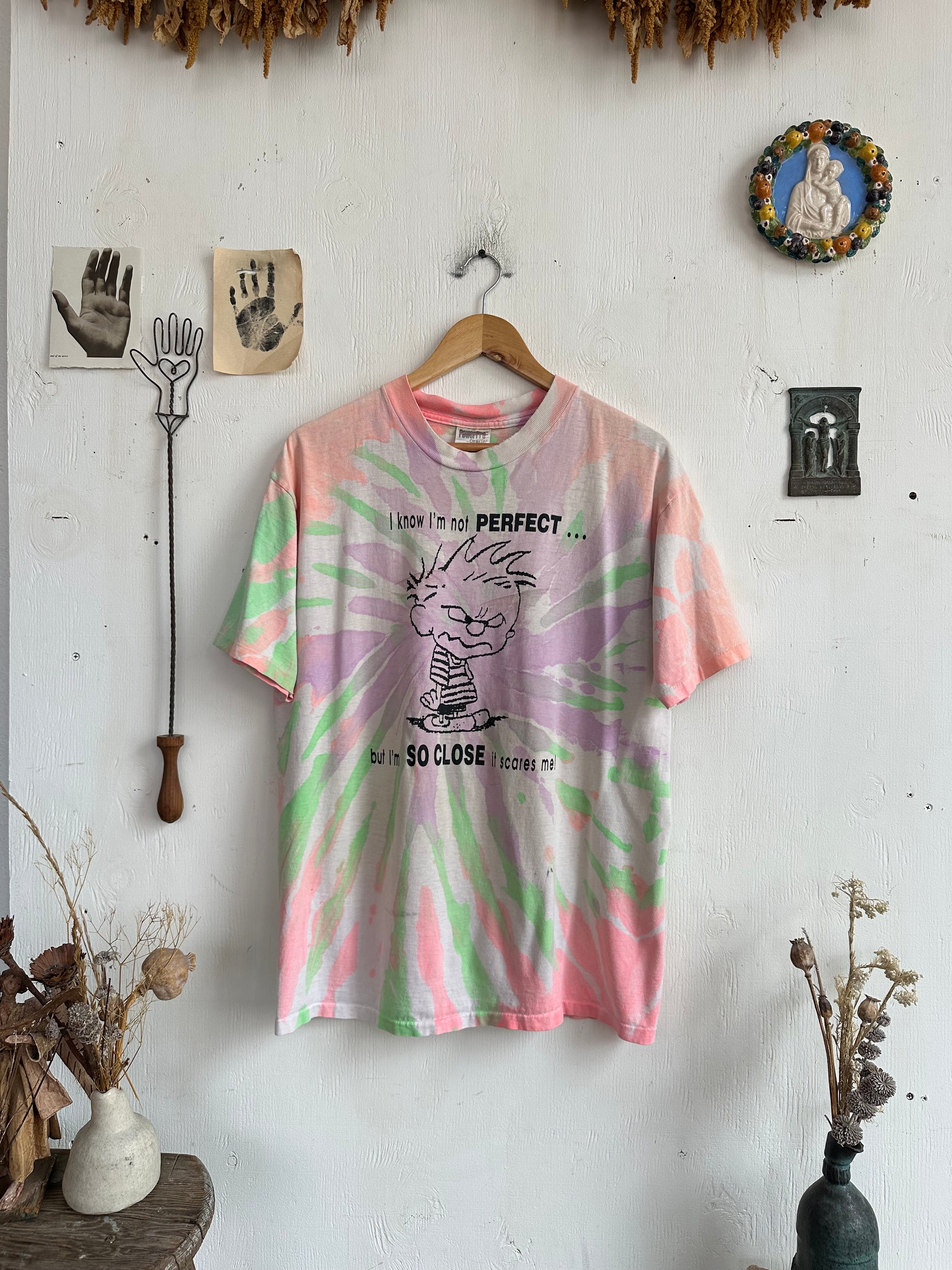 1990s Tie Dye Calvin Tee