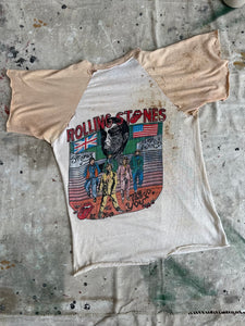 1981 Thrashed Tattoo You Tour Tee (M)