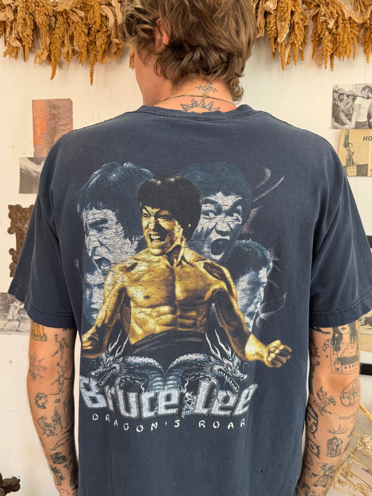1990s Thrashed and Faded Bruce Lee Tee