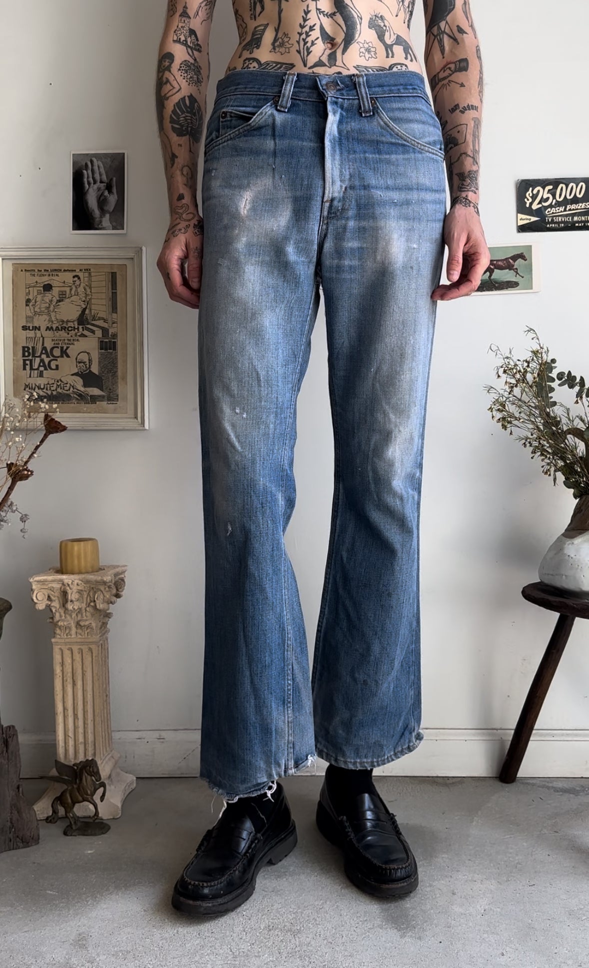 1970s Well-Worn Levi's 517s (30 x 31)