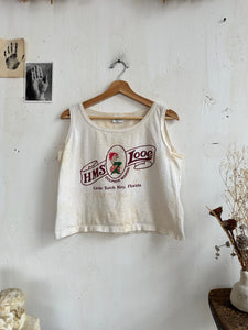 1990s Thrashed Mermaid Tank (Cropped M)