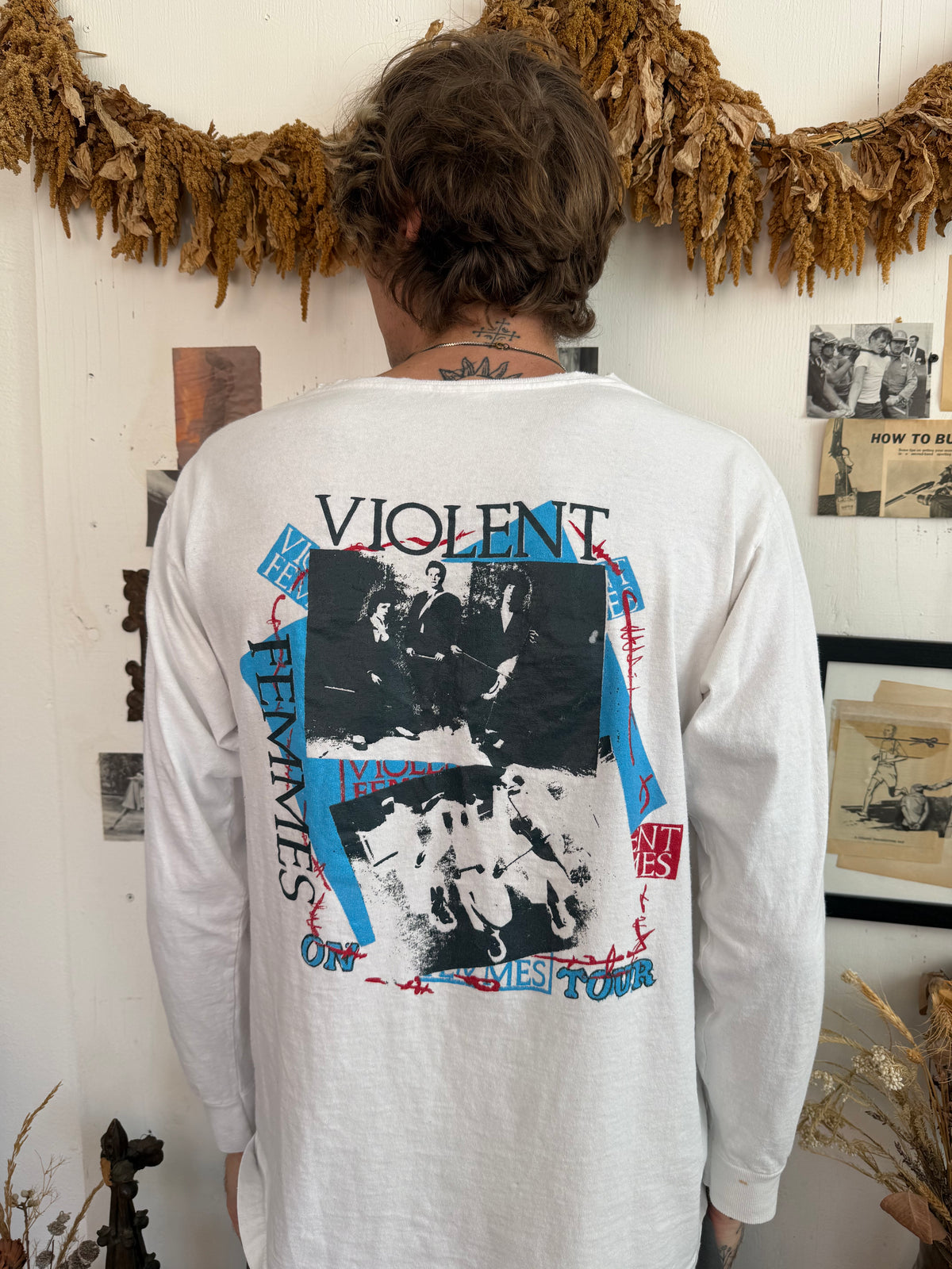 1990s Well Worn Violent Femmes Tour Long Sleeve
