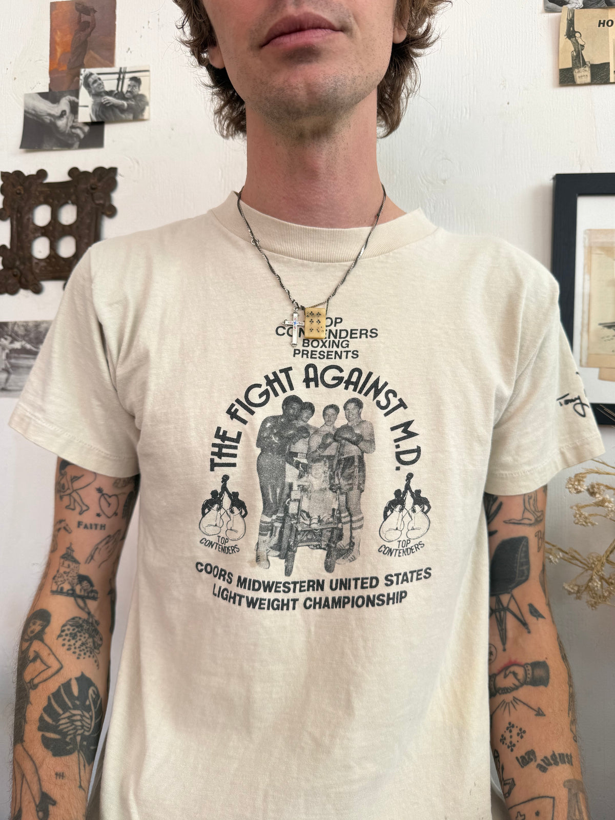 1990s The Fight Against M.D. T-Shirt