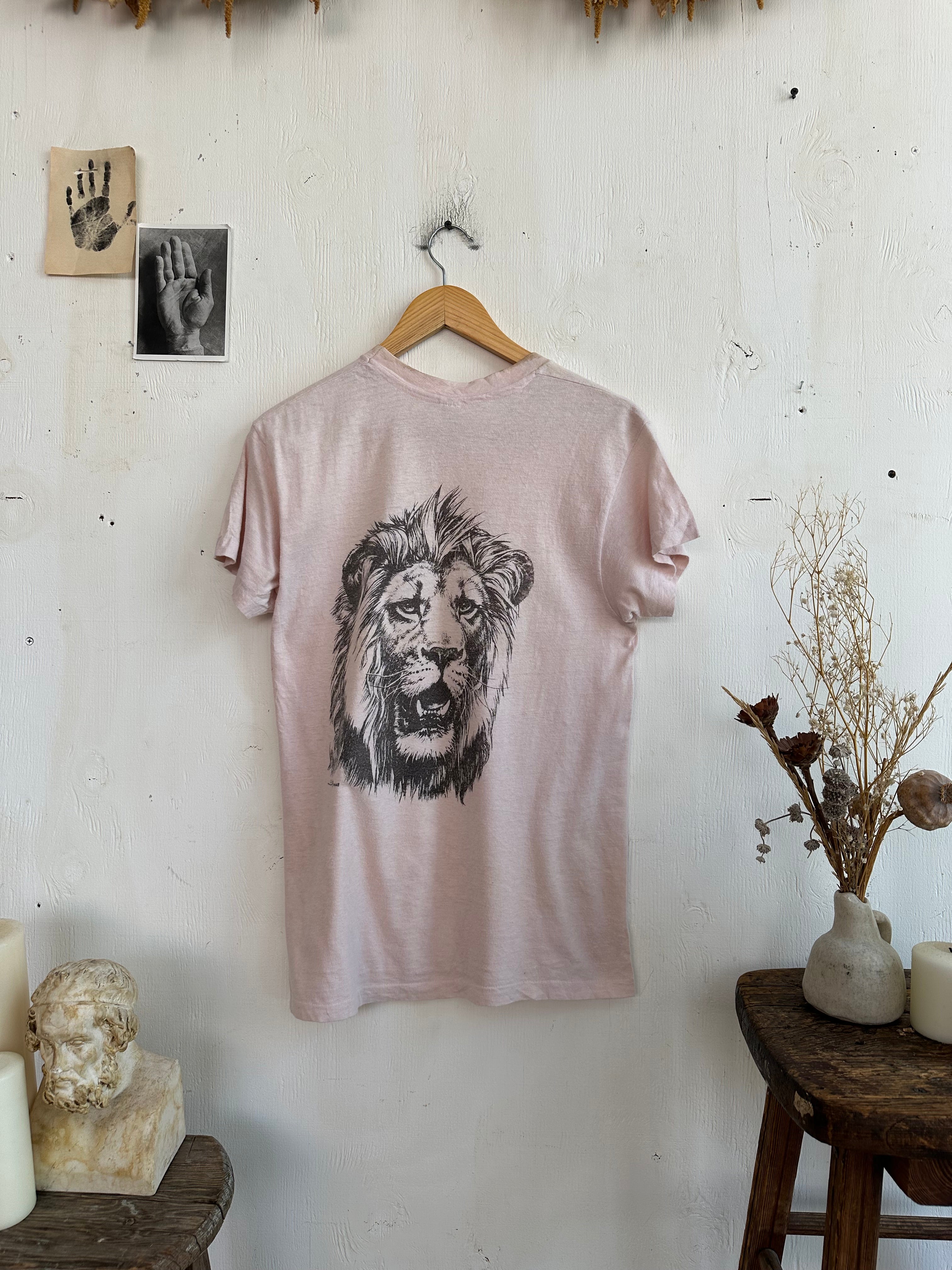 1970s Lion Zoo Tee (S/M)