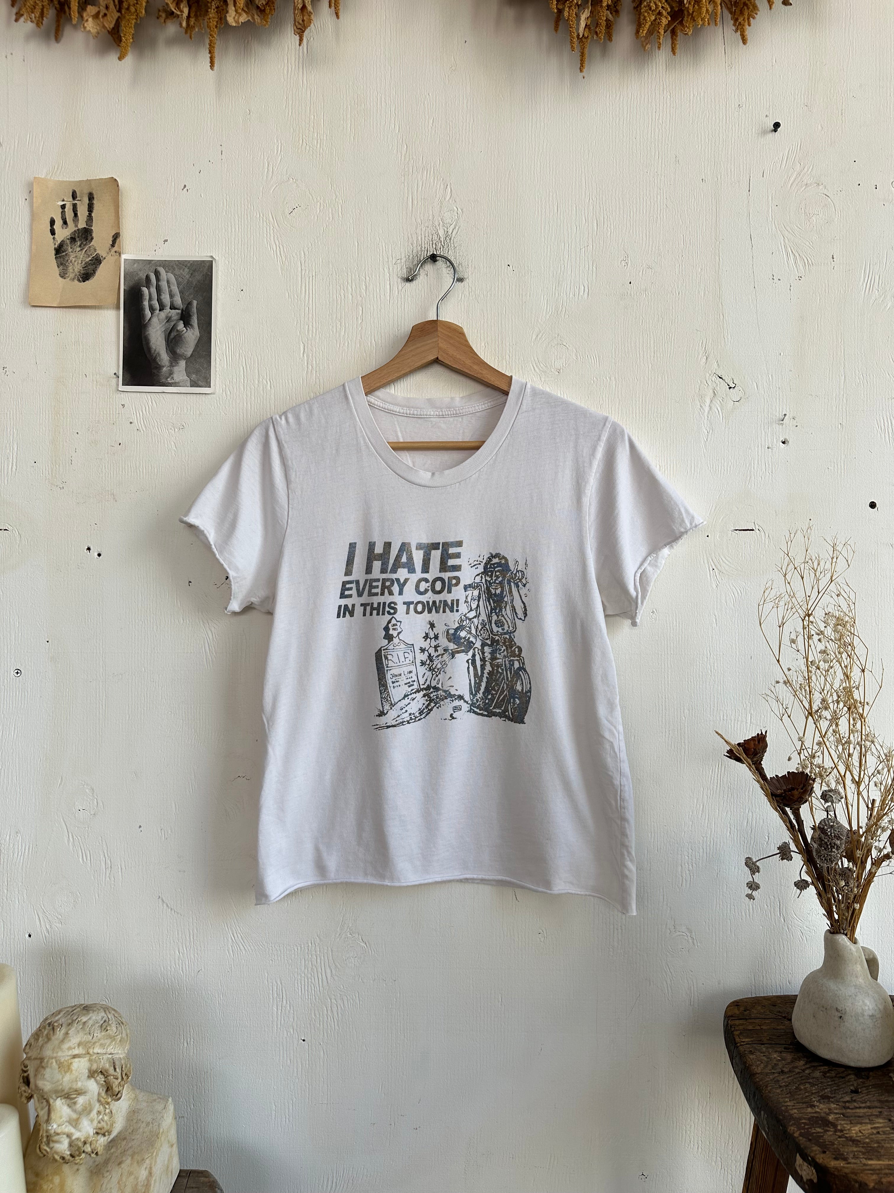 2000s I Hate Every Cop Tee (Boxy S/M)