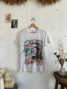 1988 Paper Thin You Bet It Hurts Tattoo Tee (M)