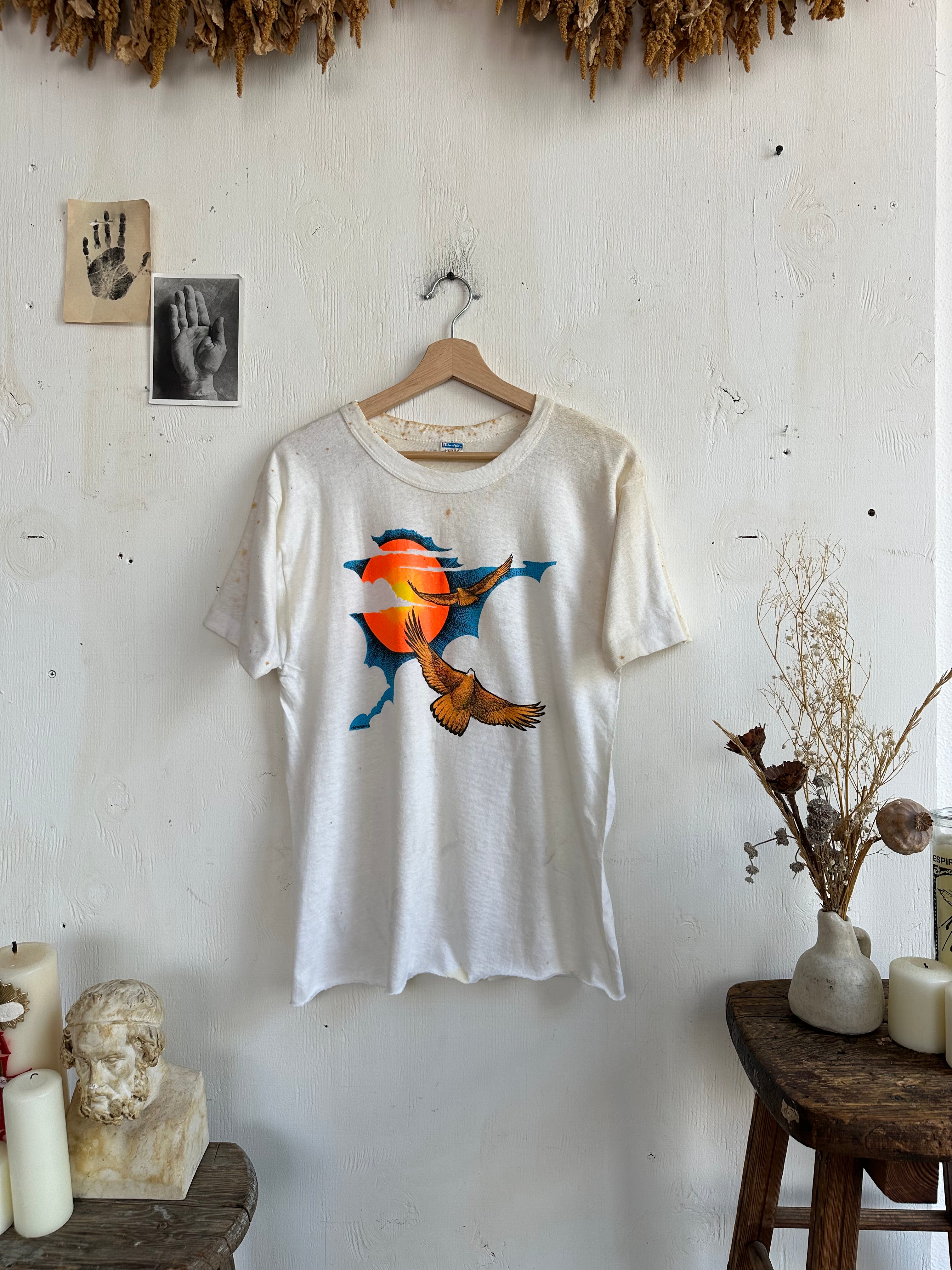 1970s Thrashed Birds Soaring Tee (M)