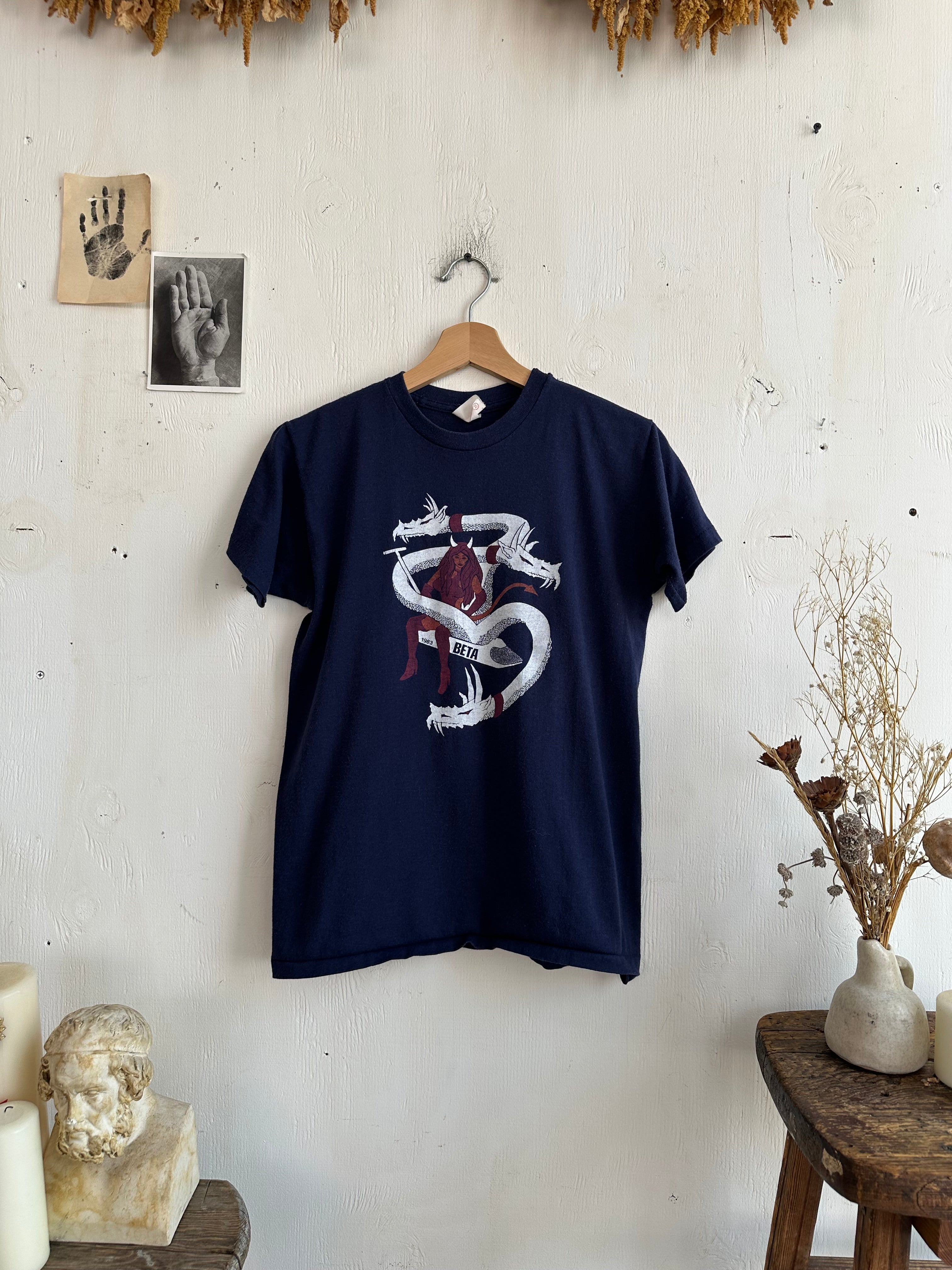 1983 Three Headed Dragon T-Shirt (S/M)