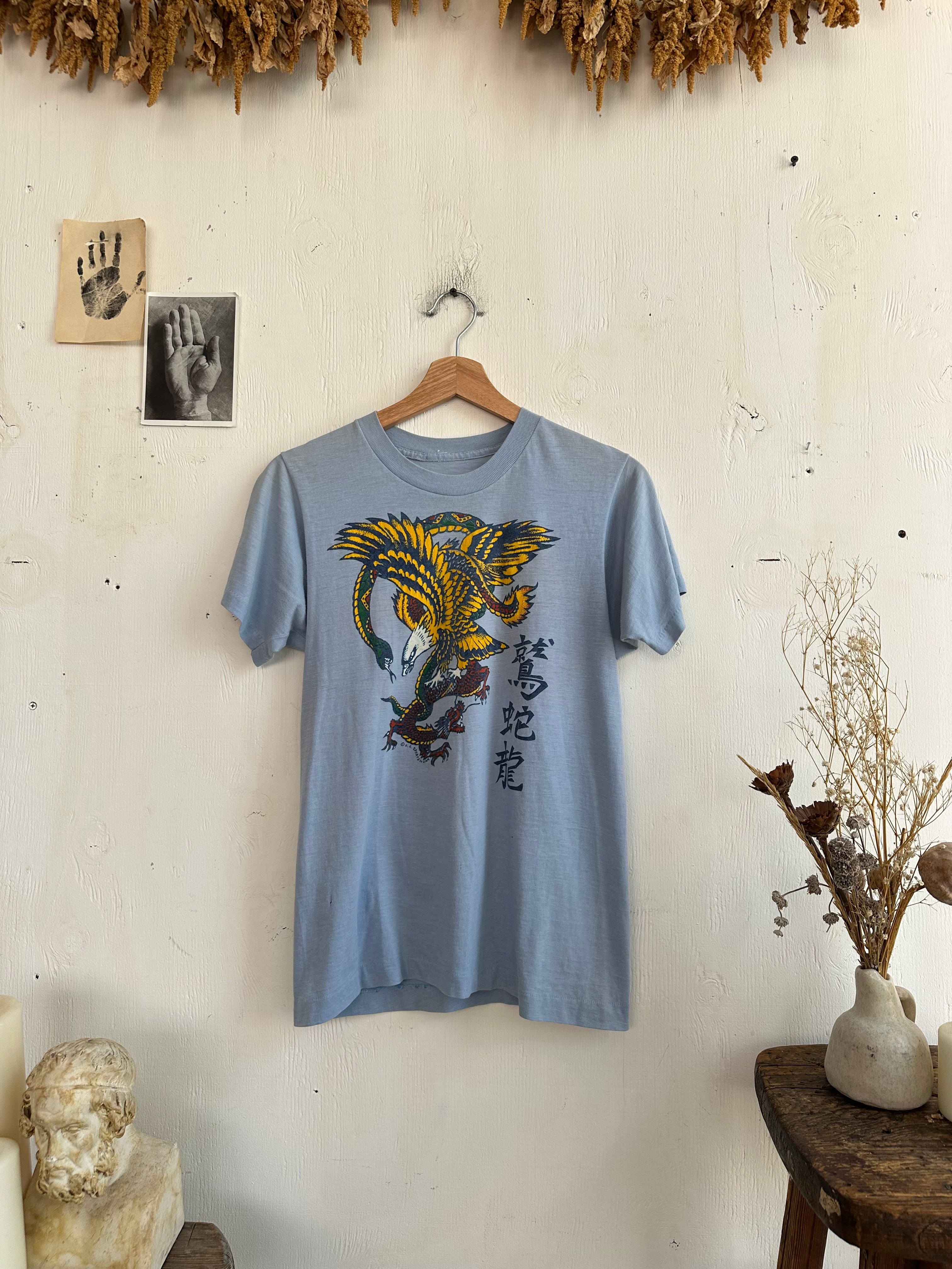 1980s Paper Thin Snake Dragon Tee (S/M)