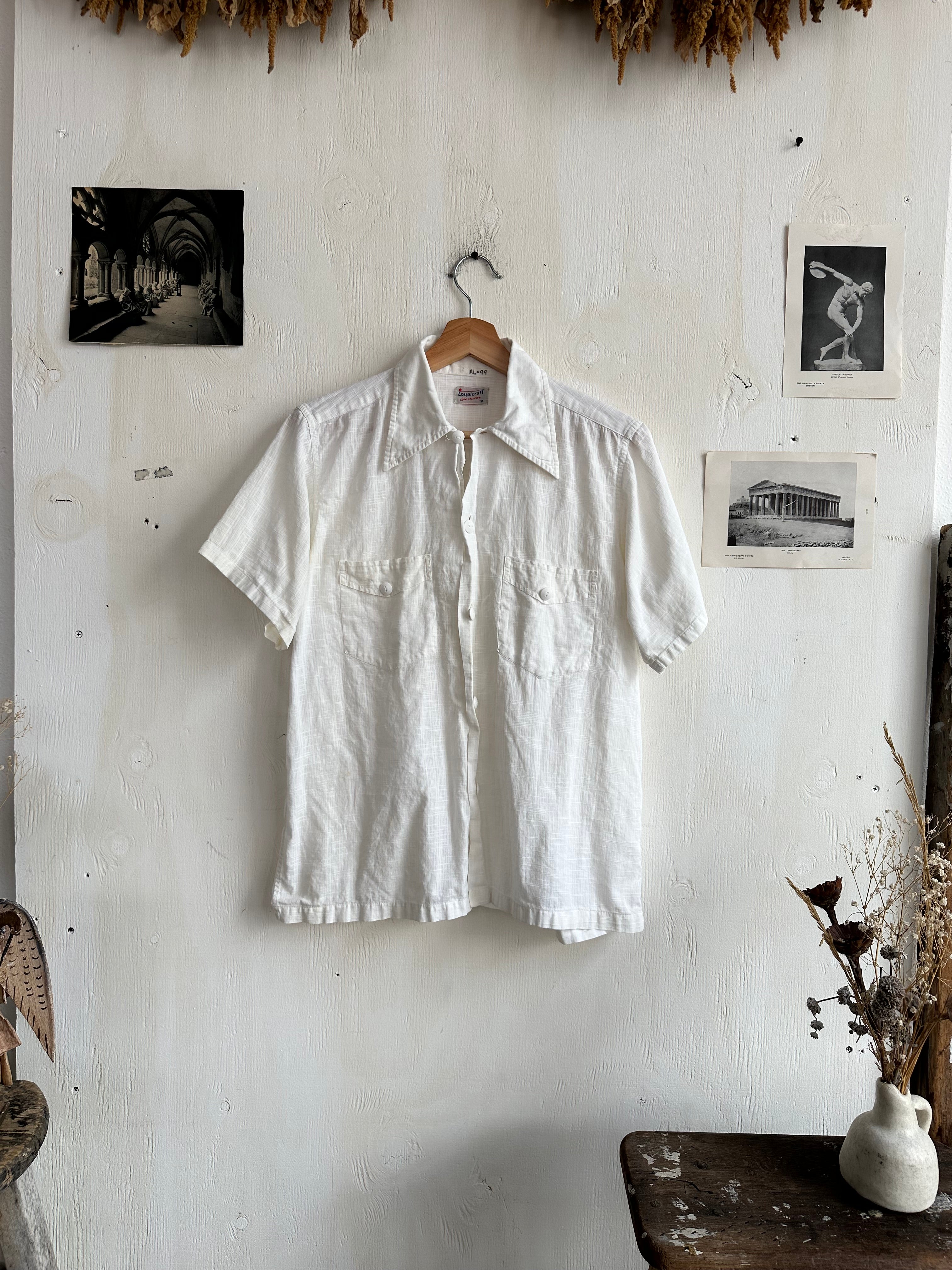1970s Loyal Craft Cotton Button Up (M)