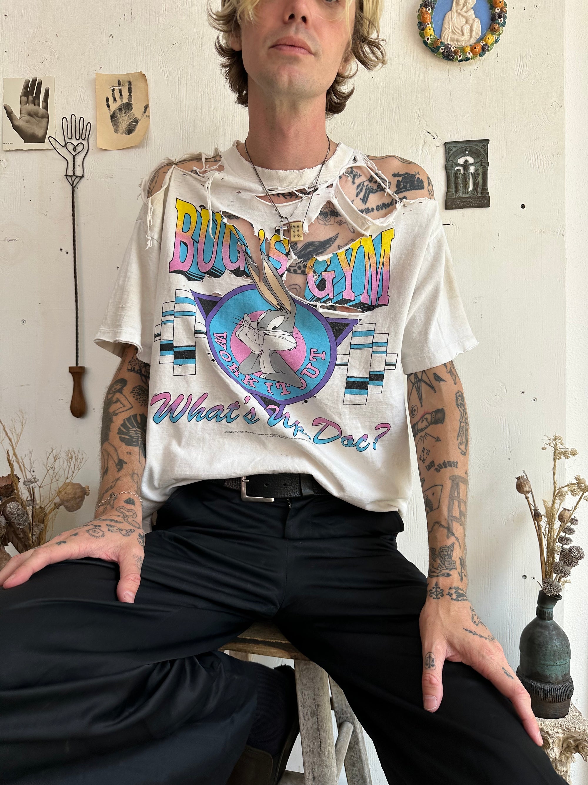 1993 Thrashed Bugs Bunny T-Shirt