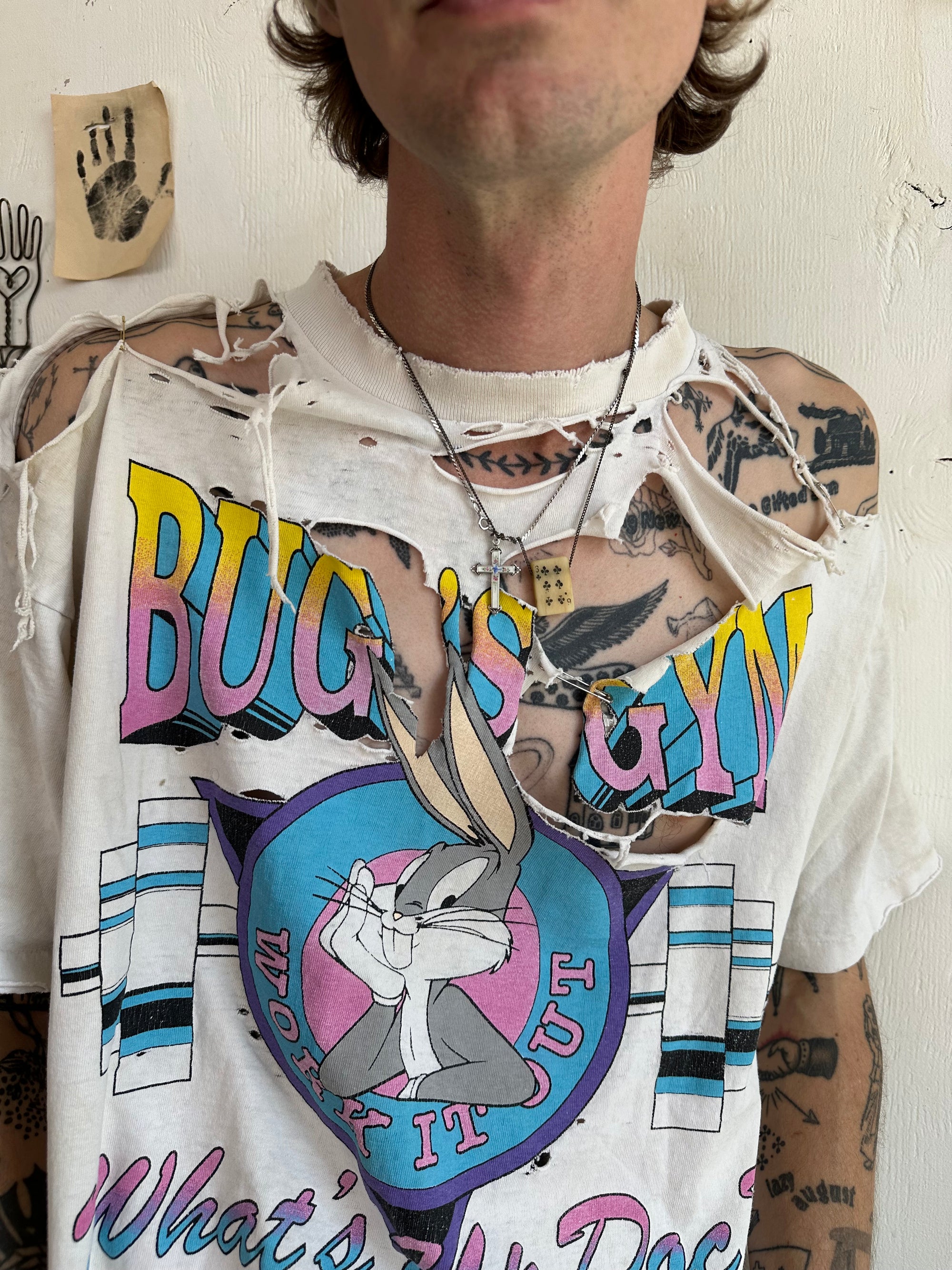 1993 Thrashed Bugs Bunny T-Shirt