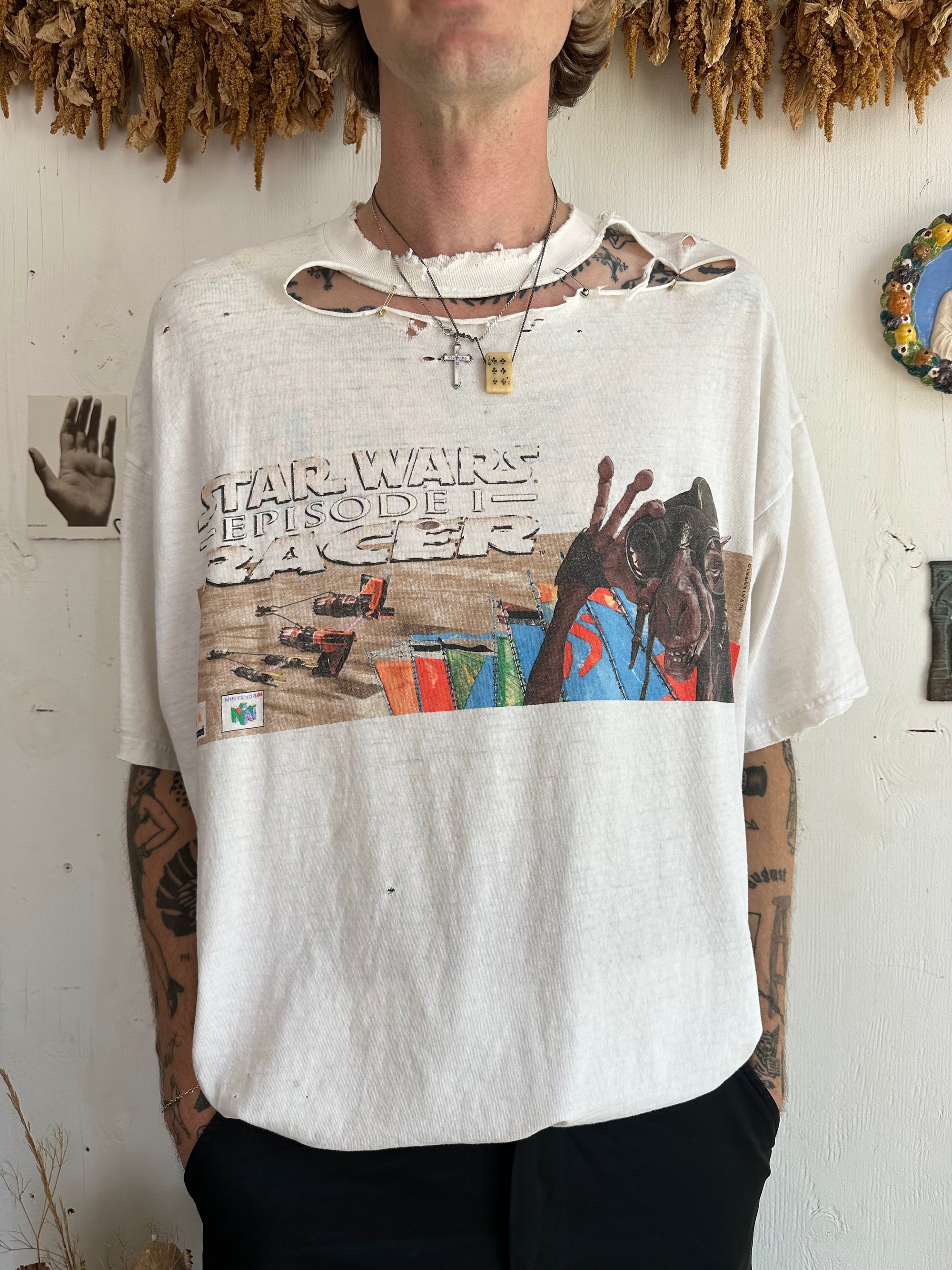 1999 Thrashed Star Wars Racer Tee