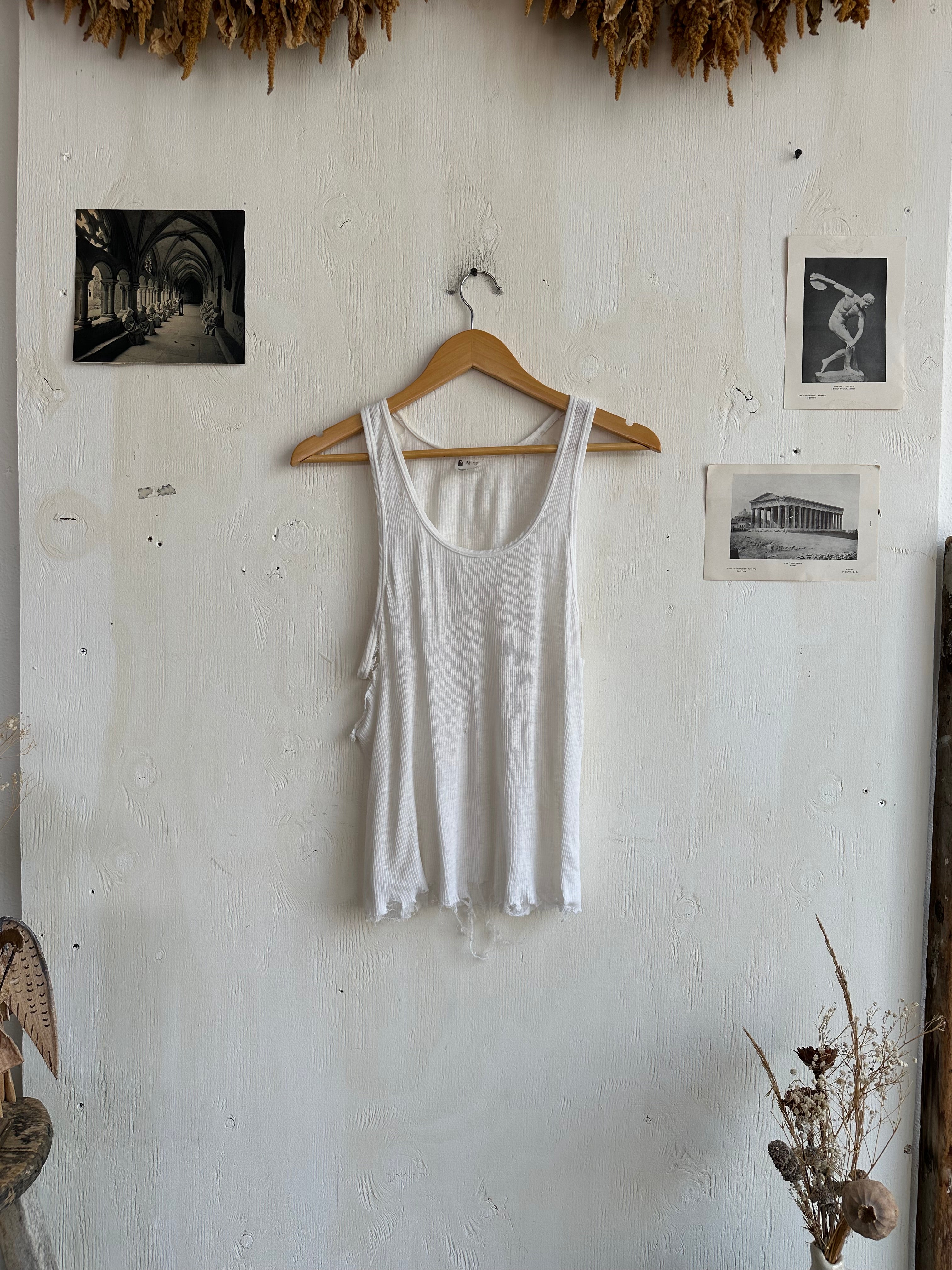 1960s Thrashed Tank Top (S/Boxy M)