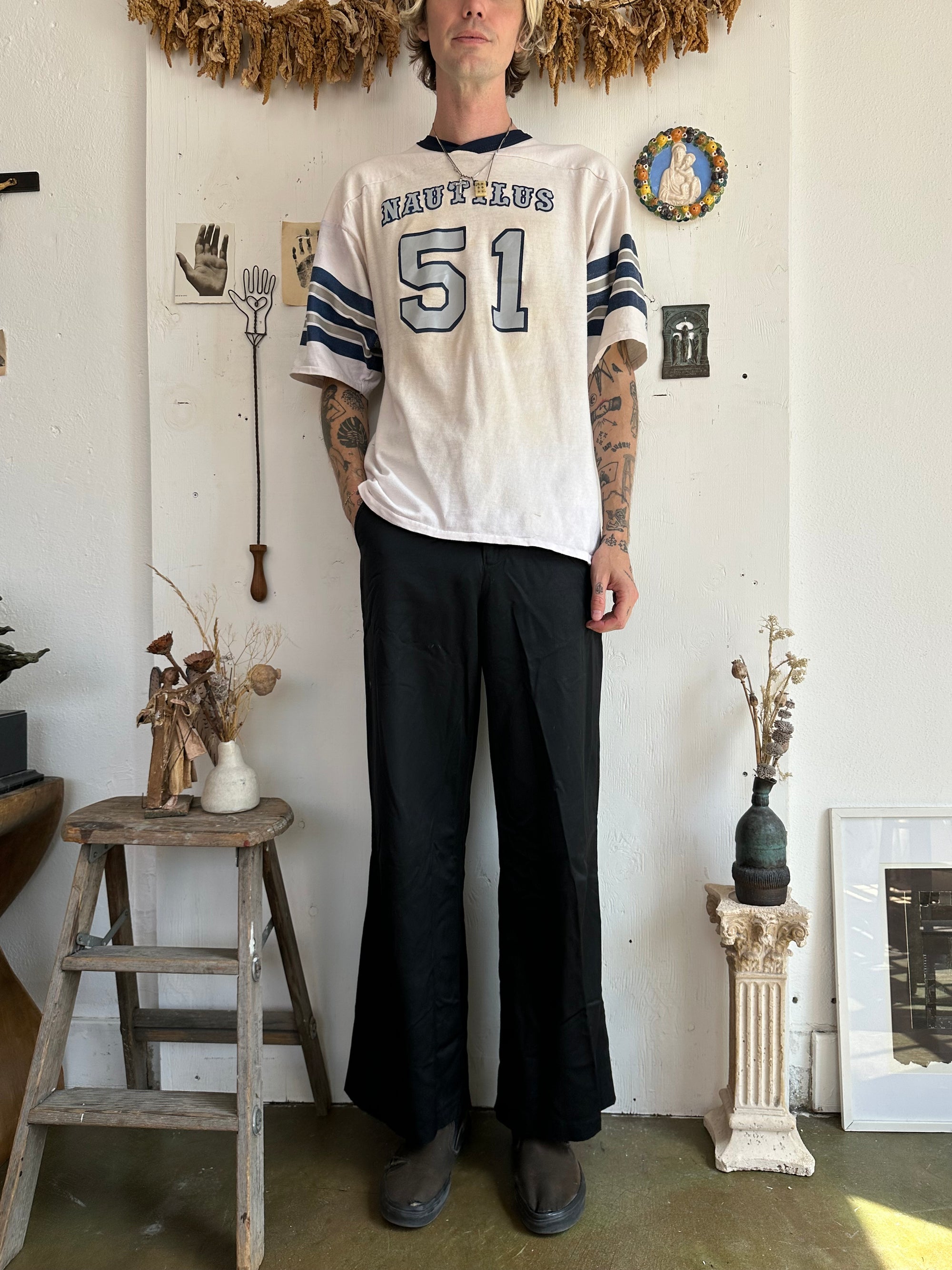 1970s Well Worn Nautilus Number 51 Jersey Tee