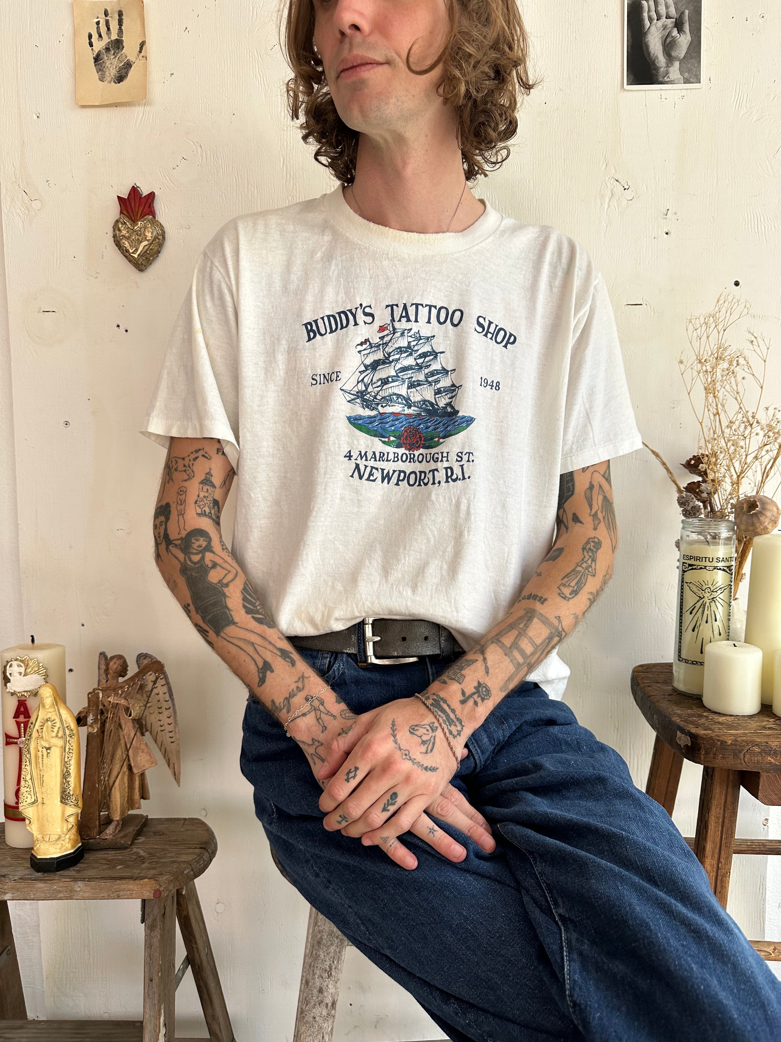 1970s Buddy’s Tattoo Shop T-Shirt (L)