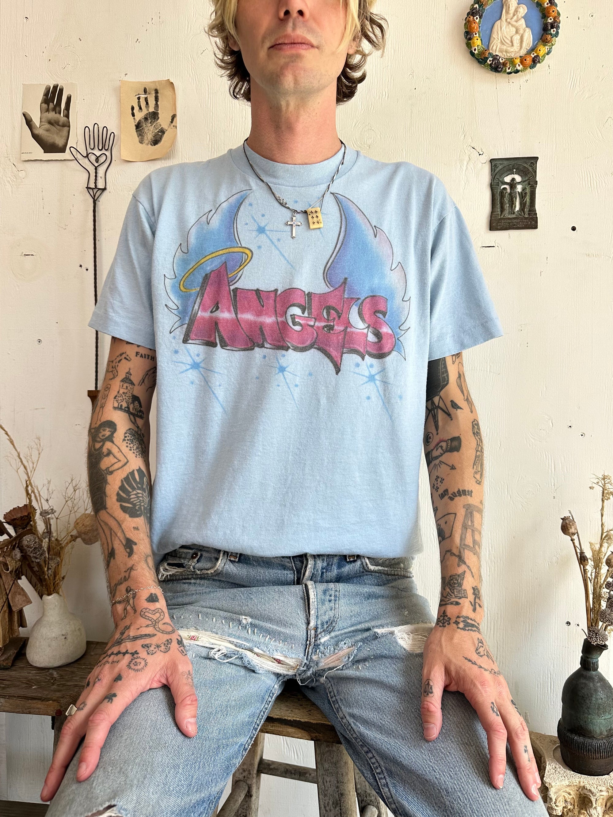 1980s Airbrushed Angels Tee