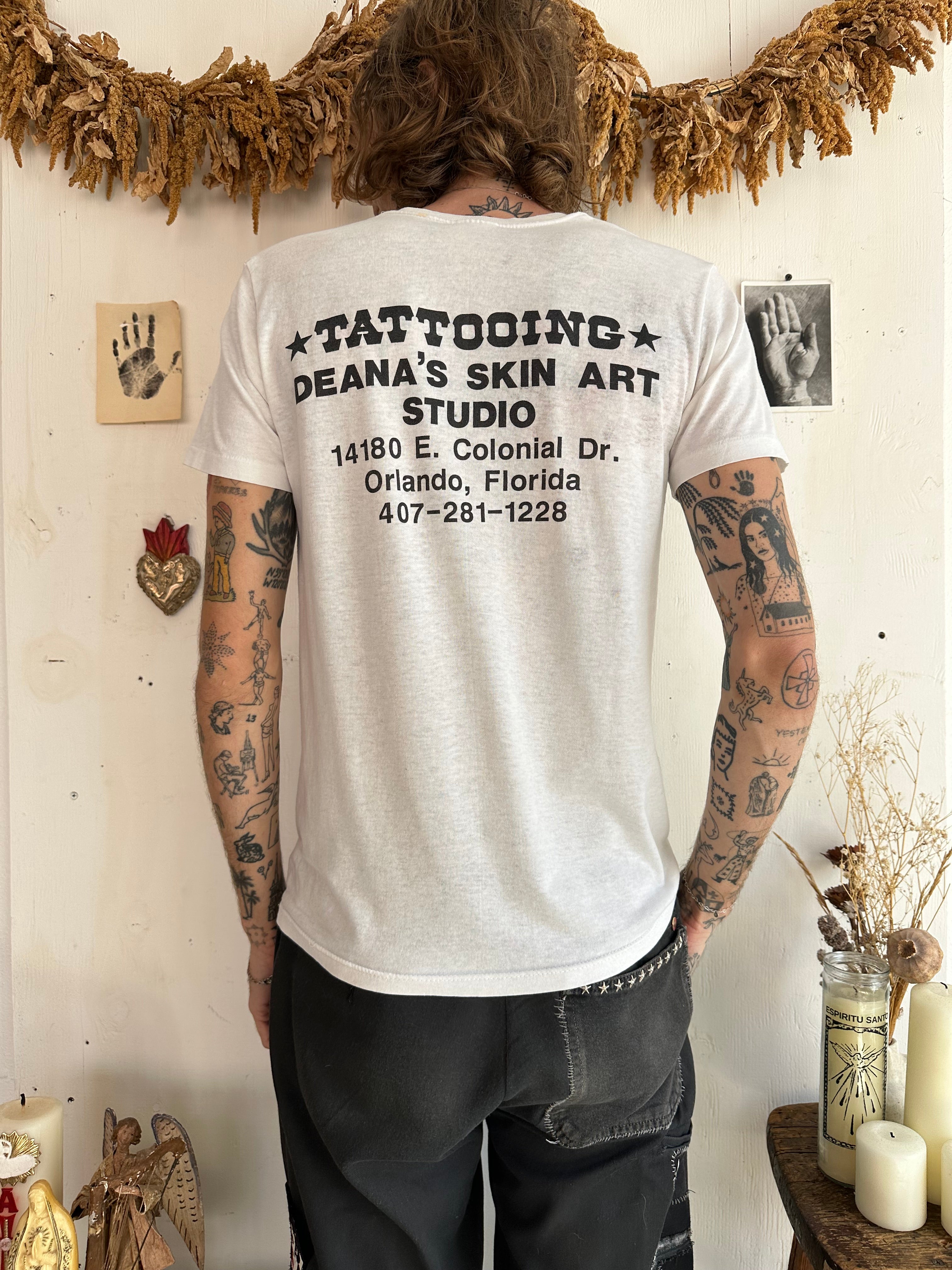 1988 Paper Thin You Bet It Hurts Tattoo Tee (M)