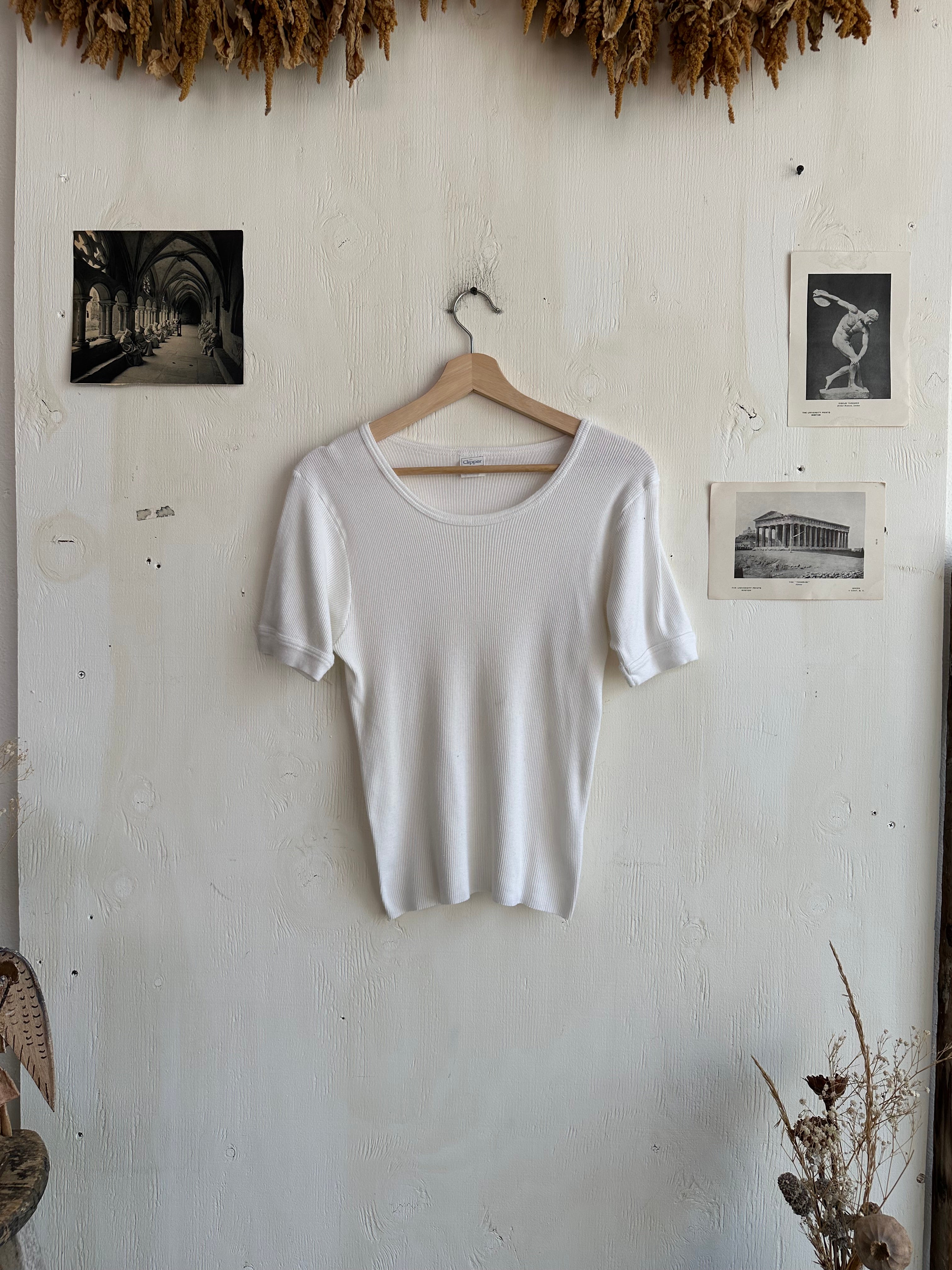 1970s Euro Ribbed Tee (S)