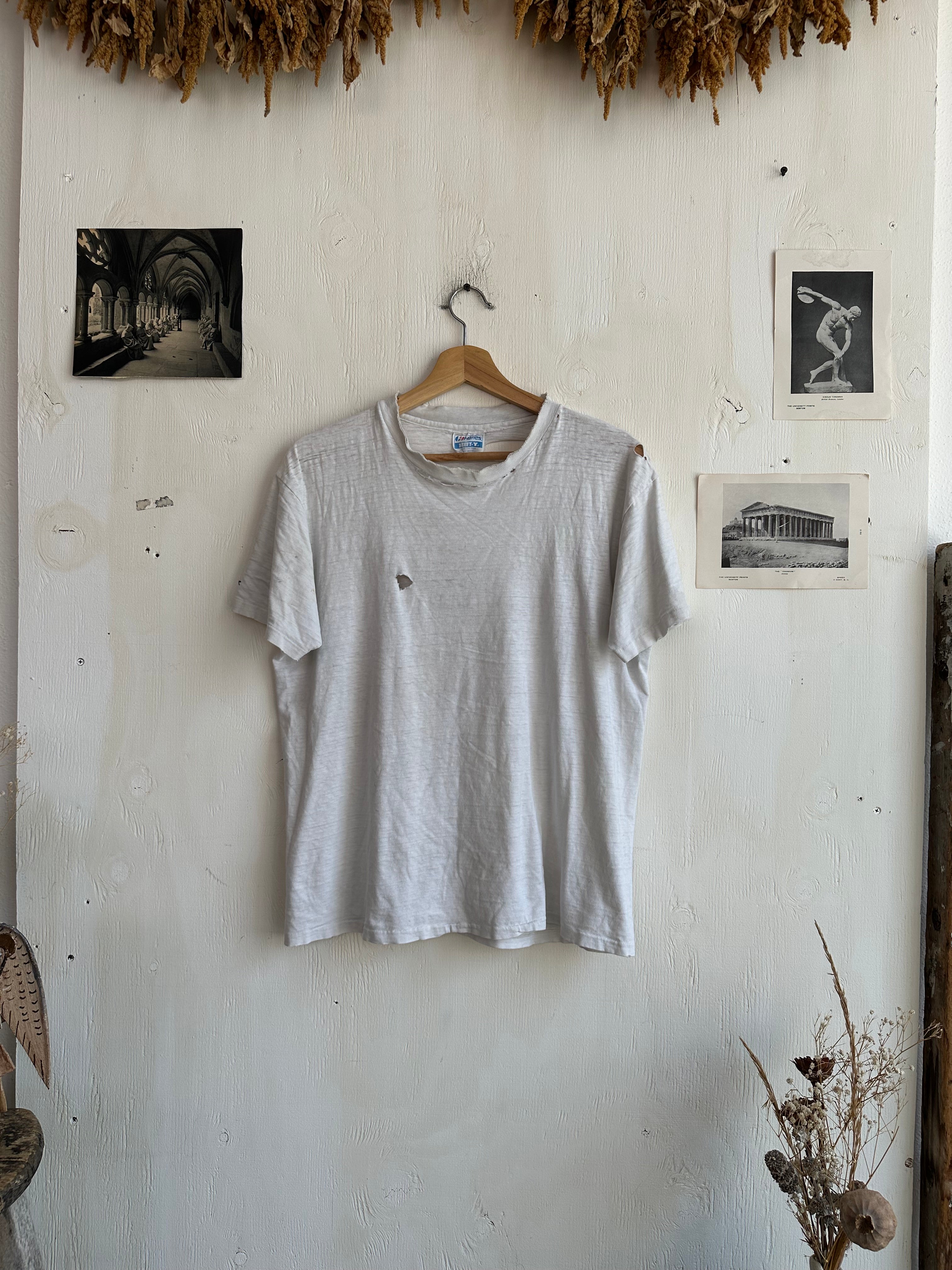 1980s Thrashed Hanes Beefy Tee (M)
