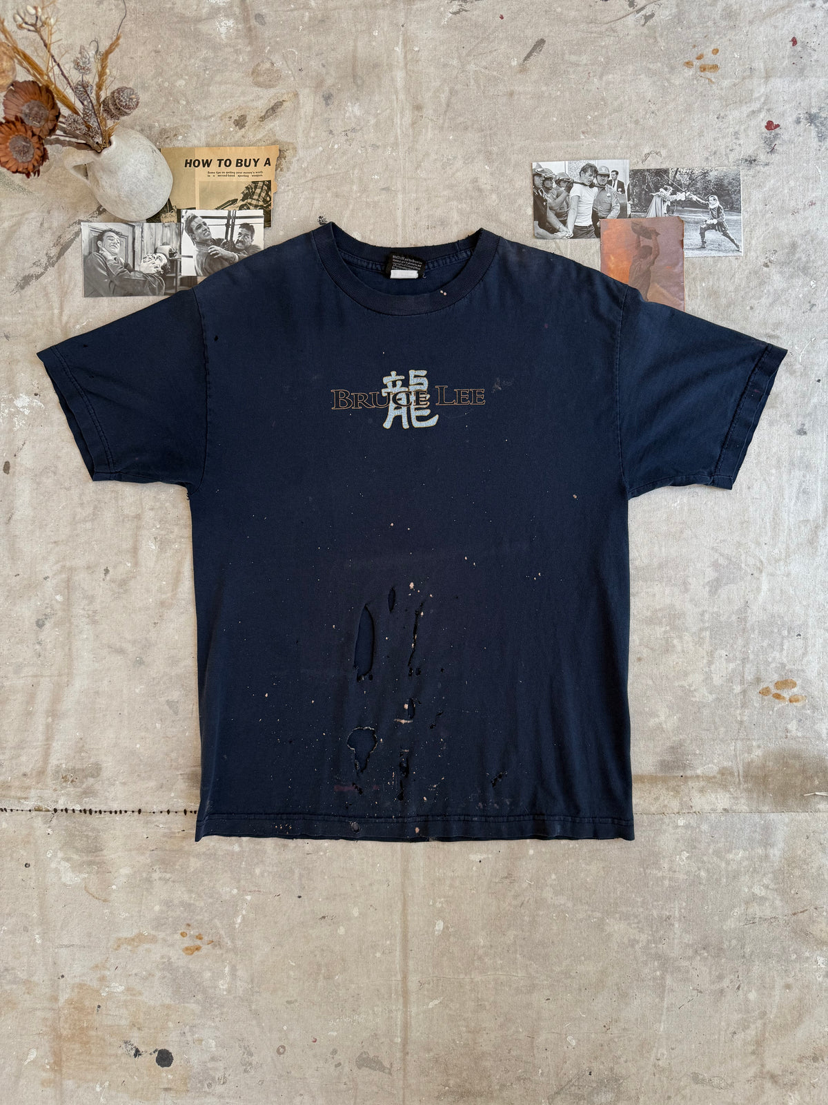 1990s Thrashed and Faded Bruce Lee Tee