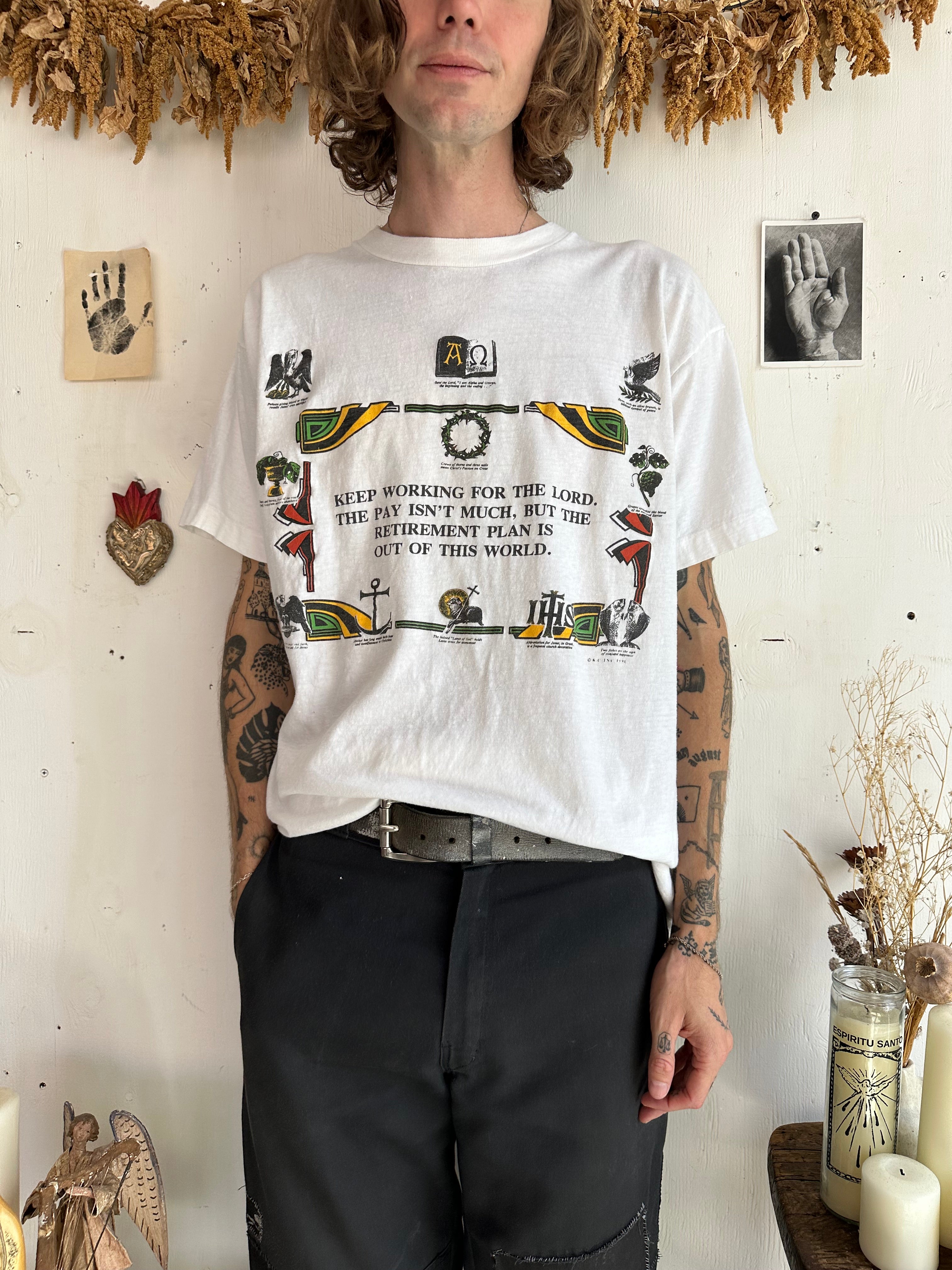 1990s Keep Working For The Lord Tee (Boxy L)