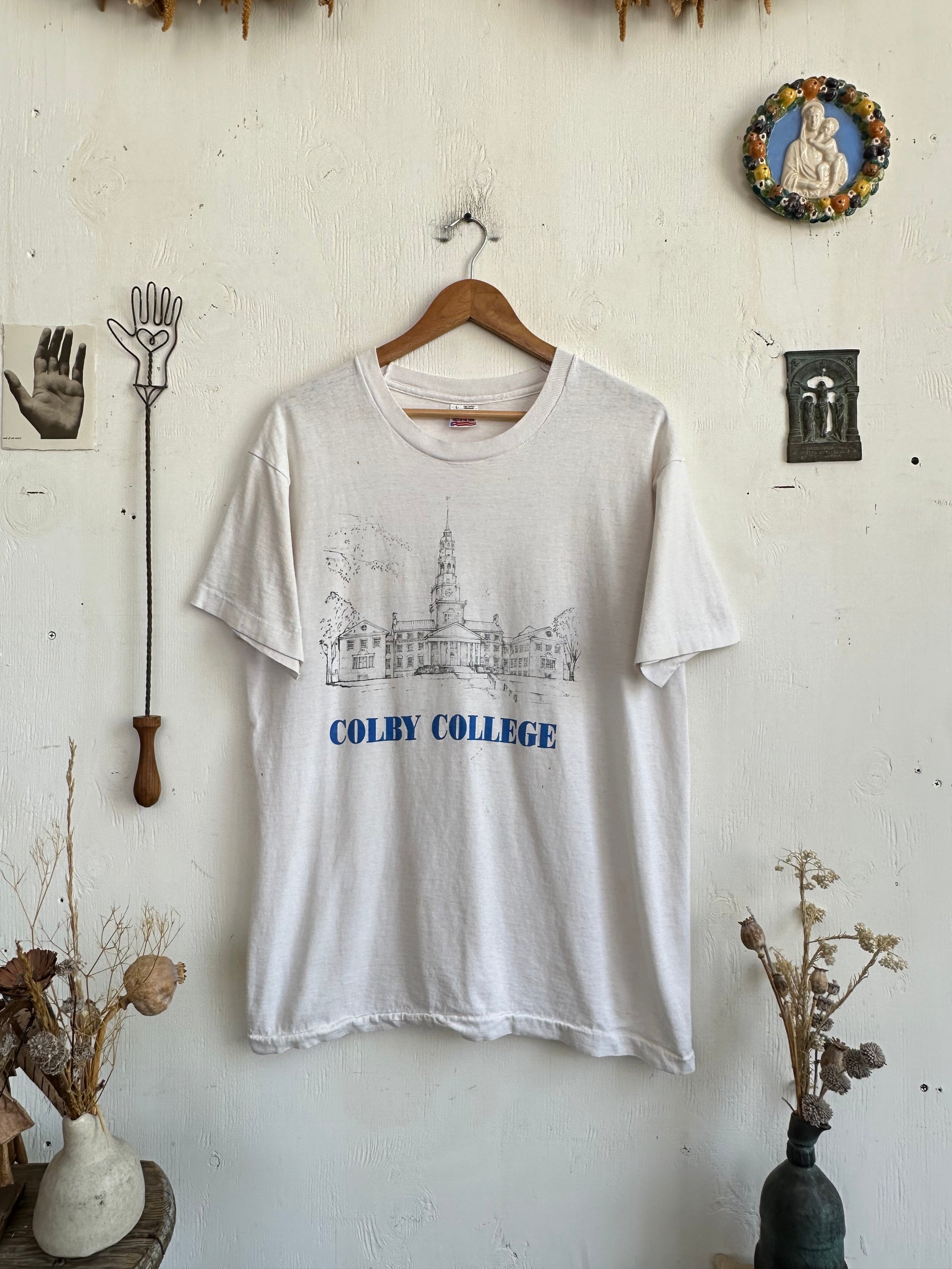 1990s Well Worn Colby College Tee