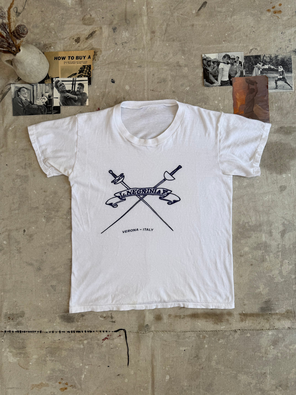 1970s Verona Italy Fencing Tee