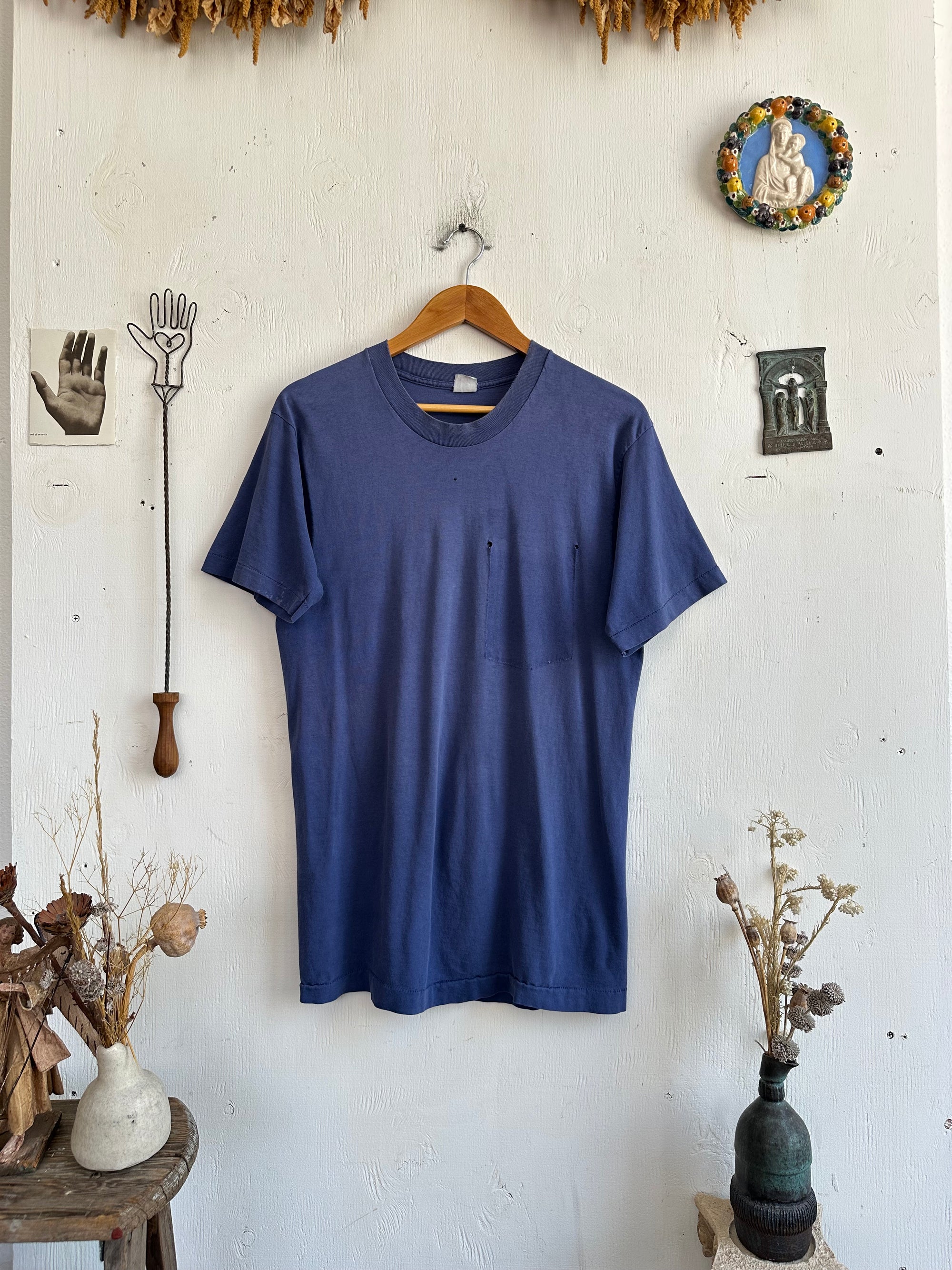 1990s Removed Pocket Blue Blank