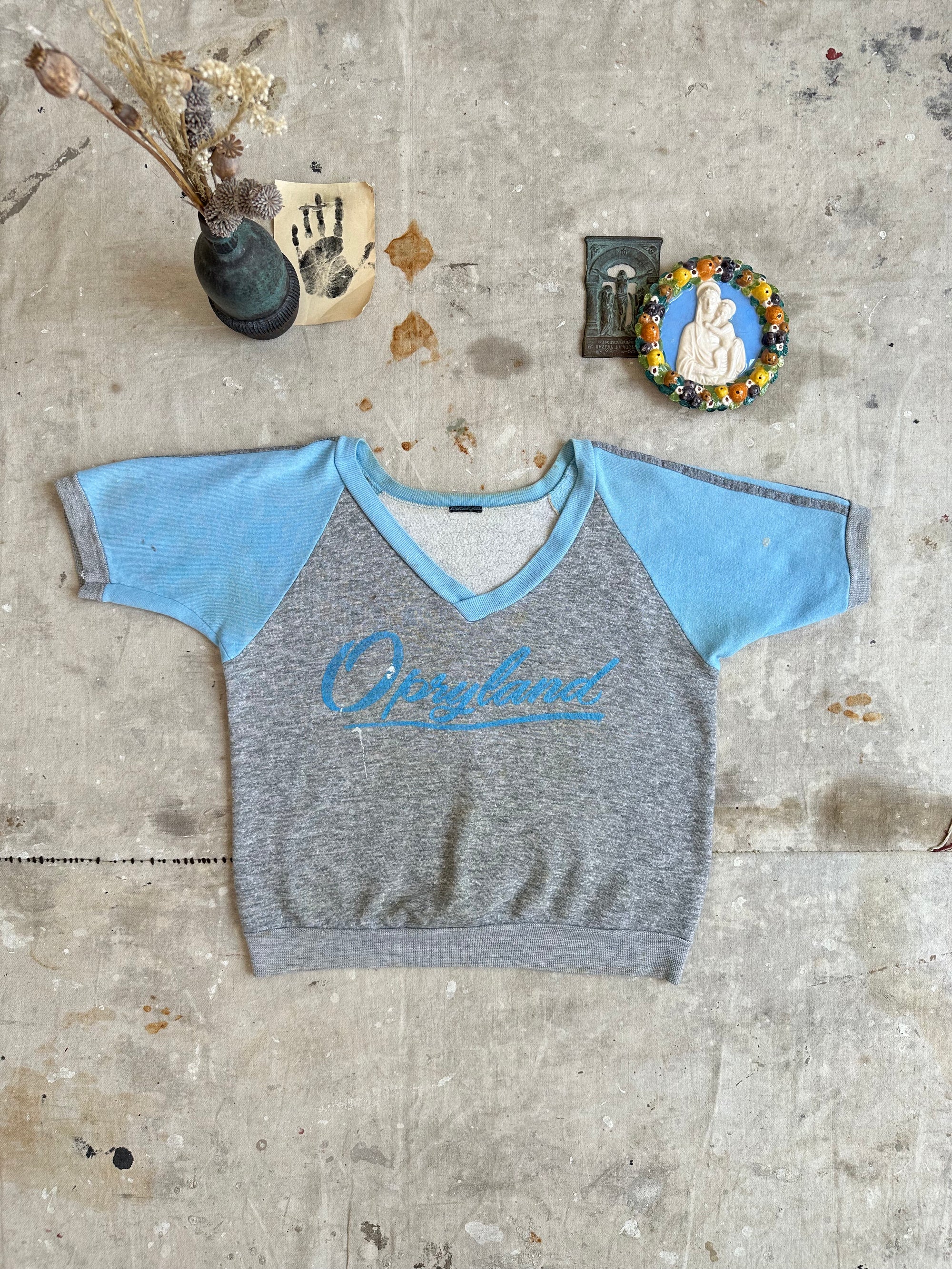 1980s Opryland Short Sleeve Athletic Sweatshirt