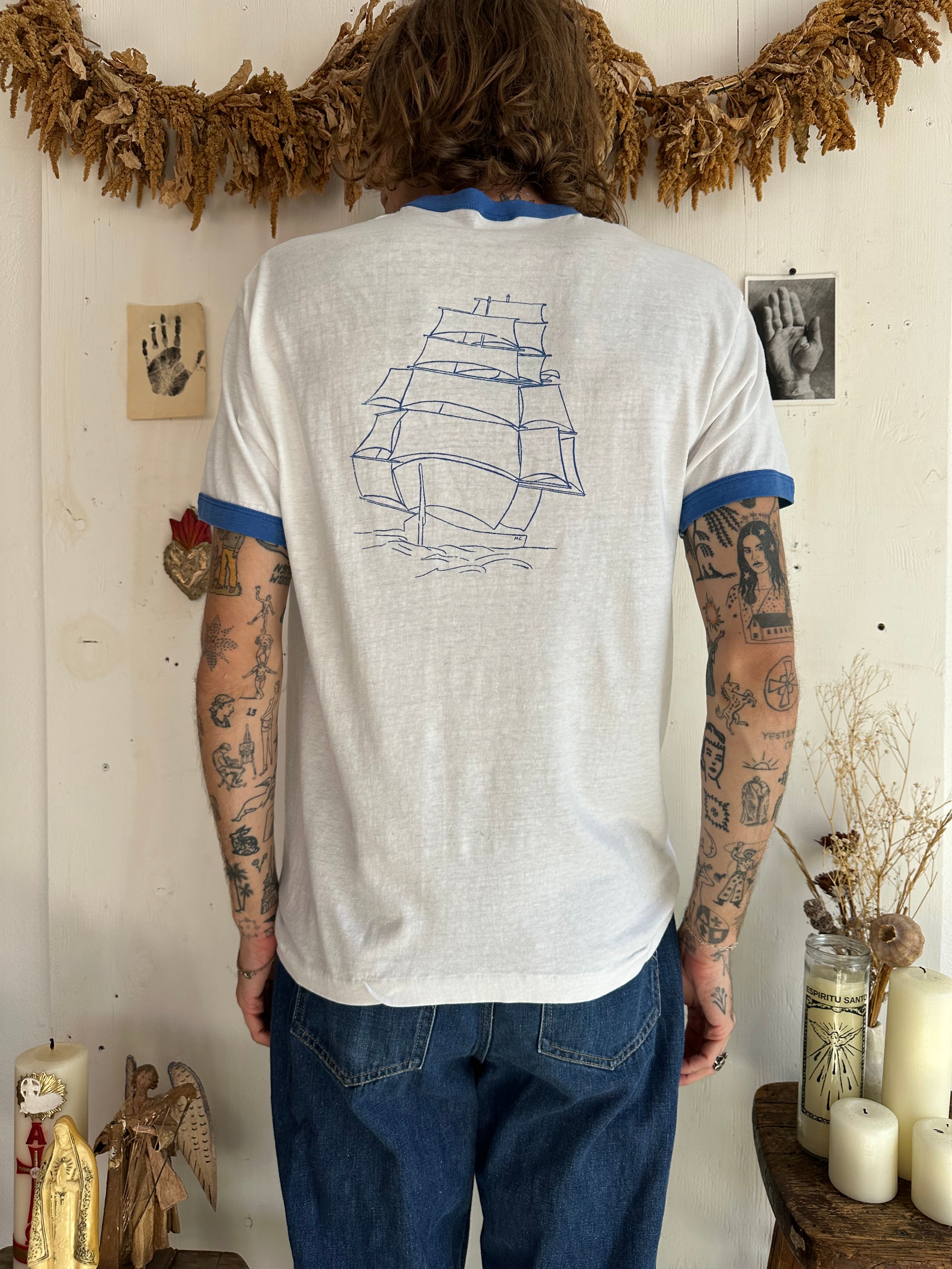 1986 Tall Ships Ringer Tee (M/L)