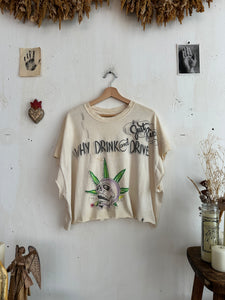 1990s Chopped Why Drink and Drive Muscle Tee (Cropped L/XL)