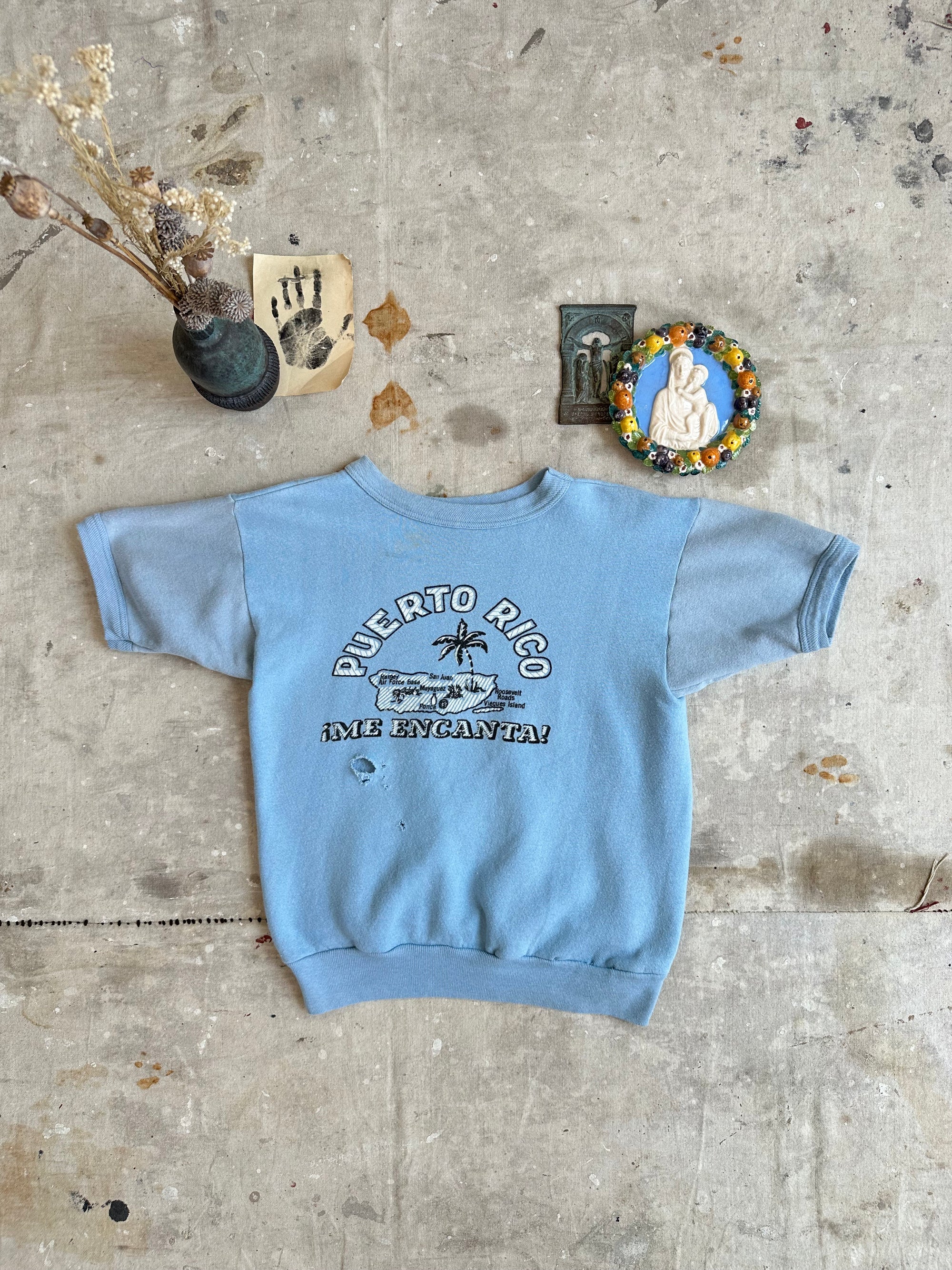 1970s Puerto Rico Short Sleeve Sweatshirt
