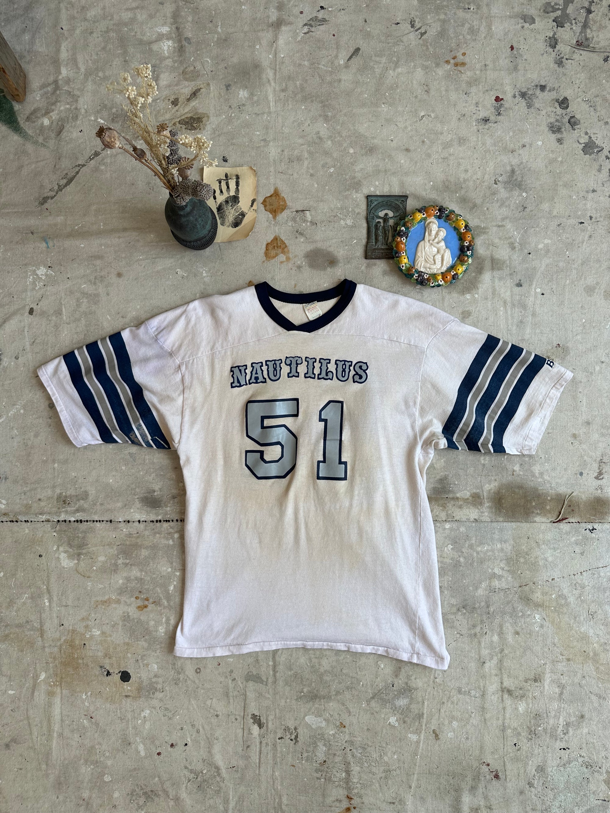 1970s Well Worn Nautilus Number 51 Jersey Tee