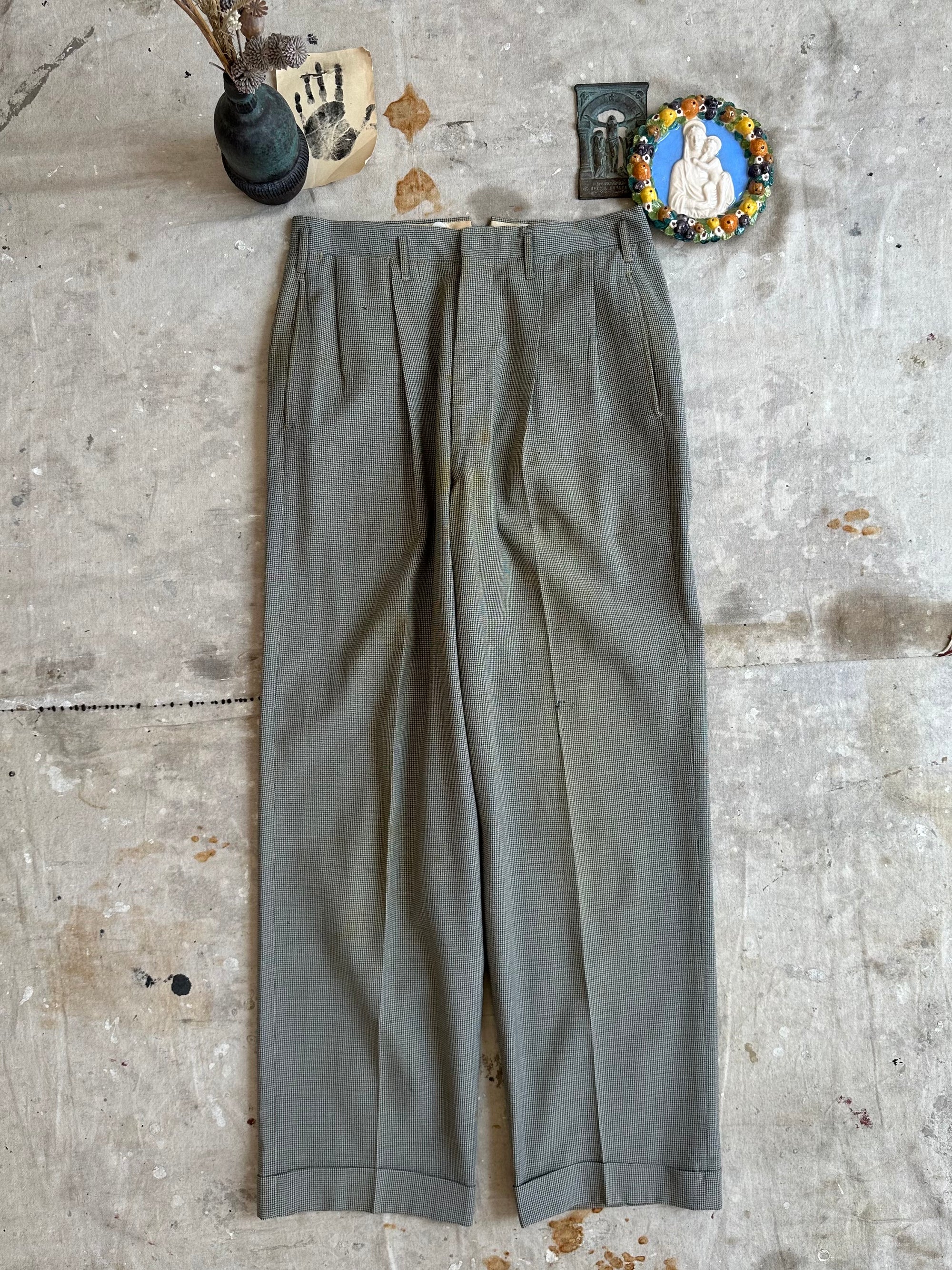 1950s Houndstooth Slacks