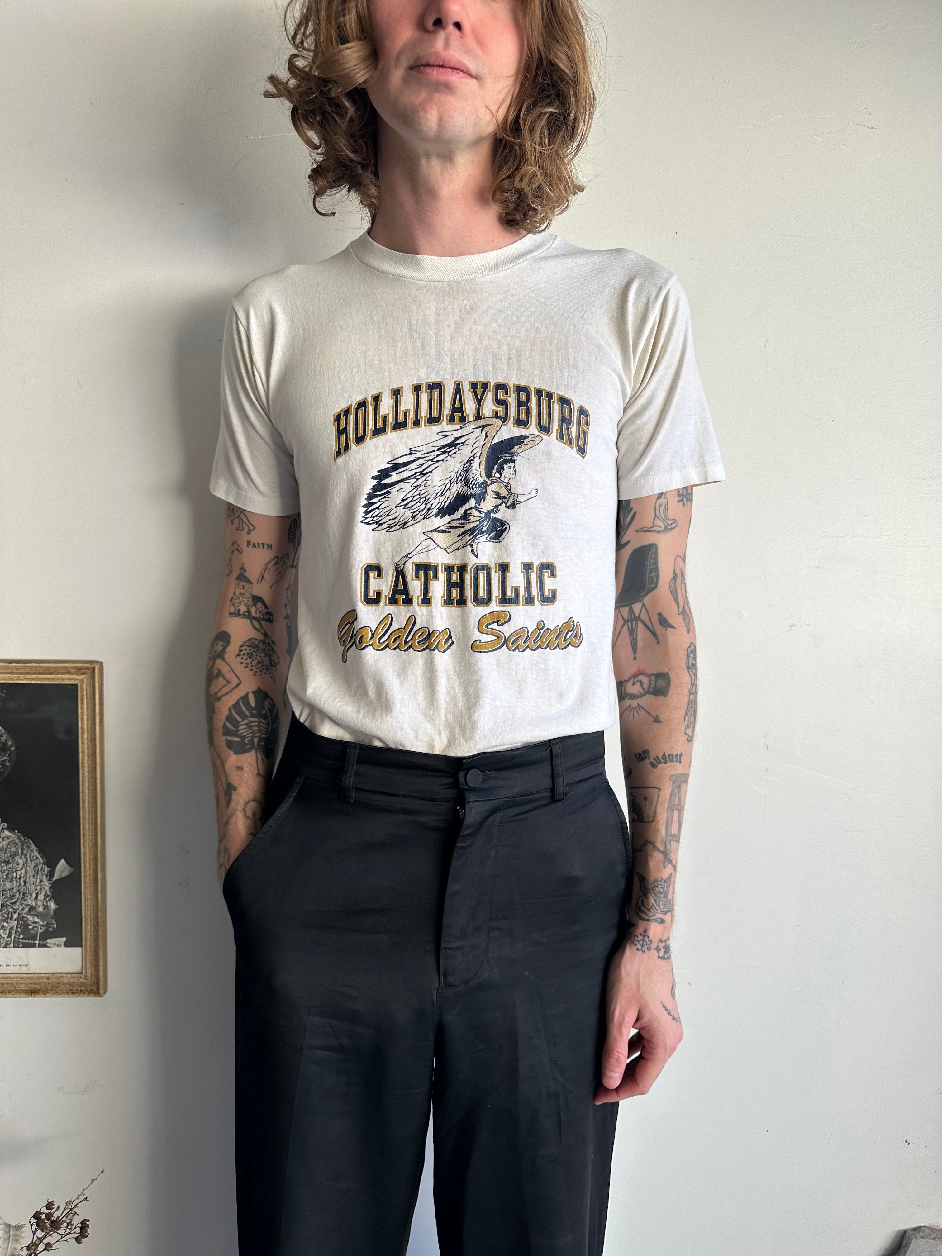 1980s Golden Saints T-Shirt (S/M)