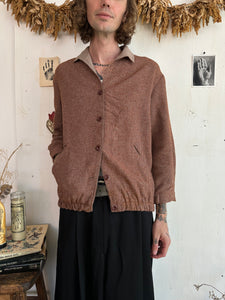 1960s Acetate Lined Tweed Jacket (Boxy M/L)