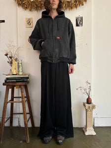 1990s Faded Dickies Hooded Work Jacket W/ Pins (Boxy XL)