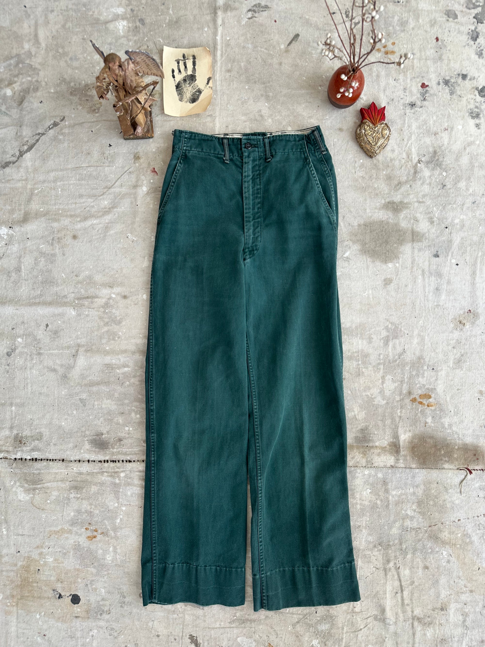 1990s Green Pants