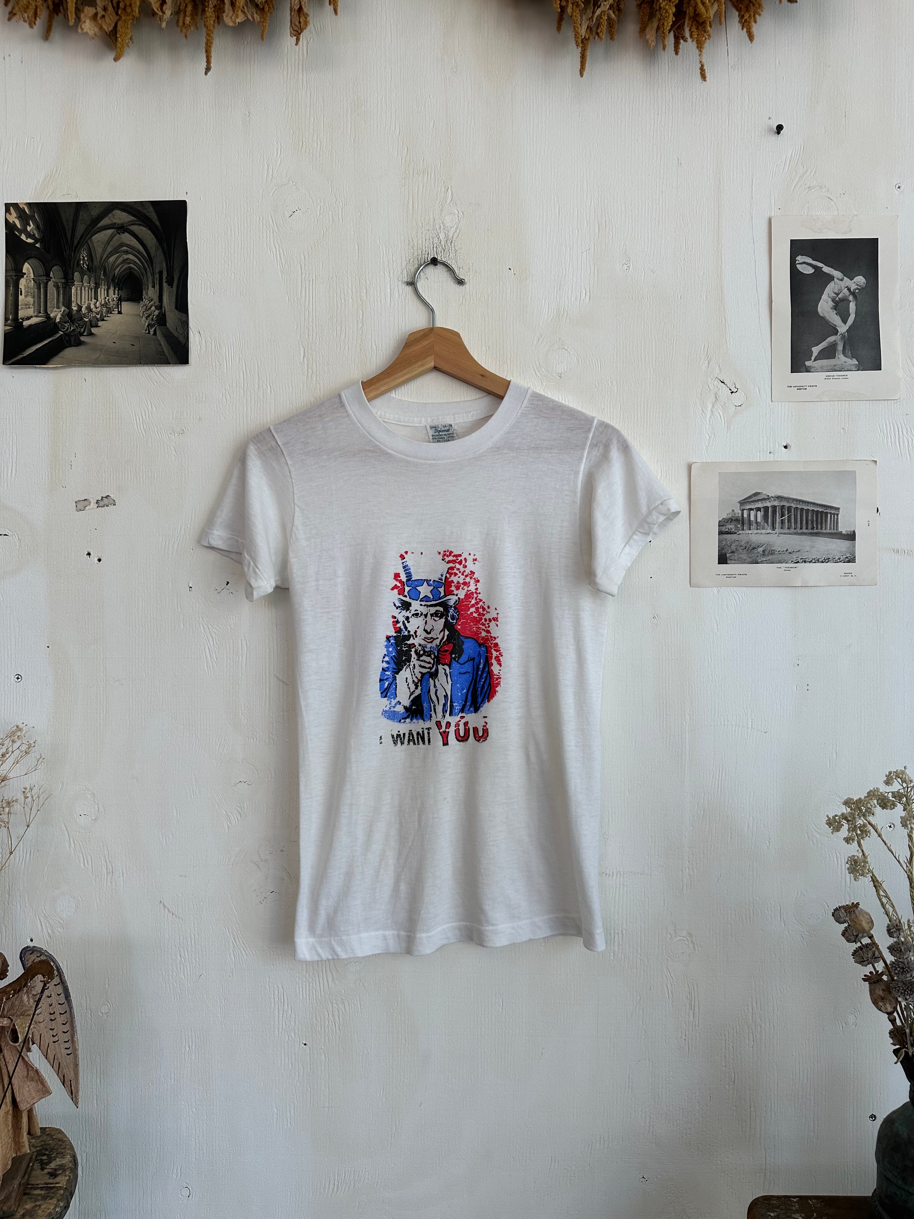 1970s Paper Thin Uncle Sam Tee (S)