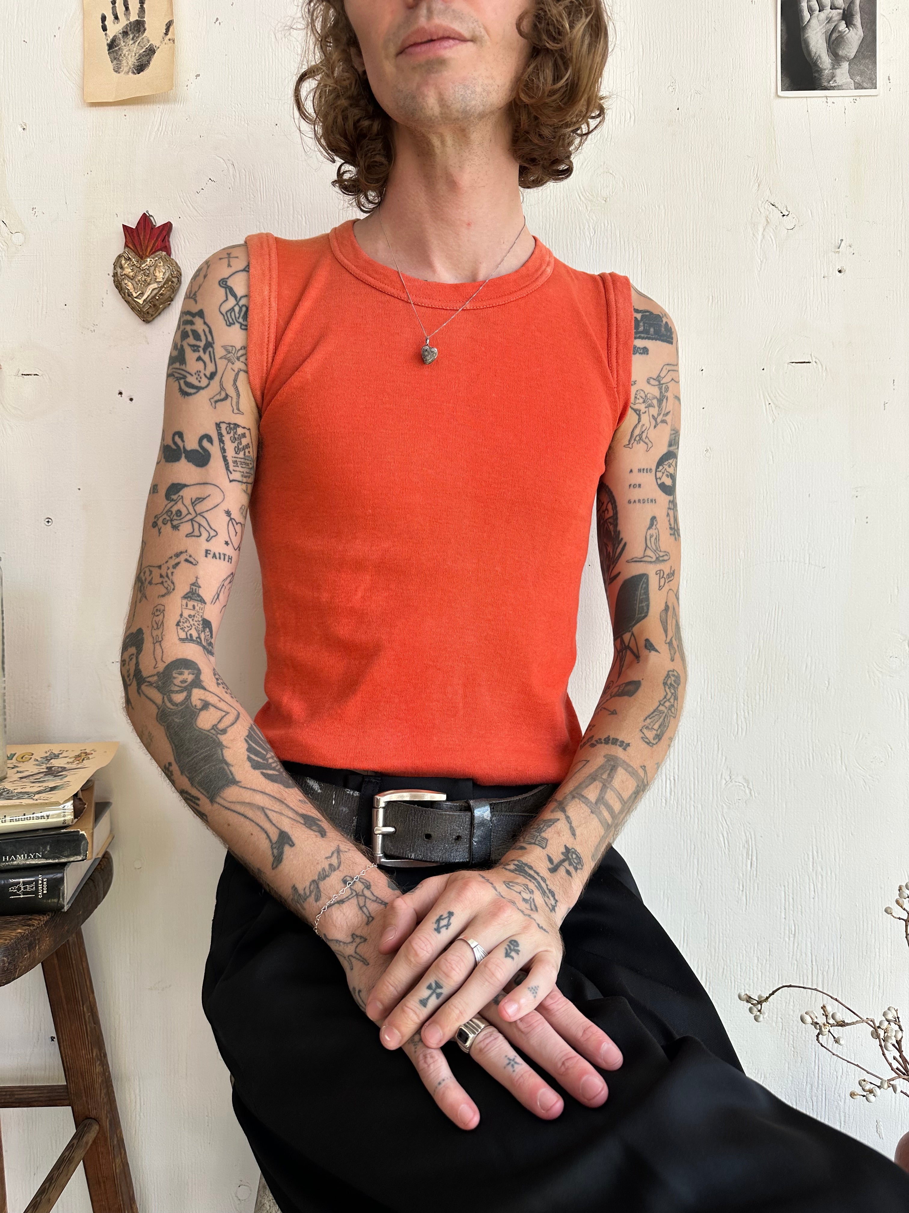 1970s Sunfaded Muscle Tee (XS/S)