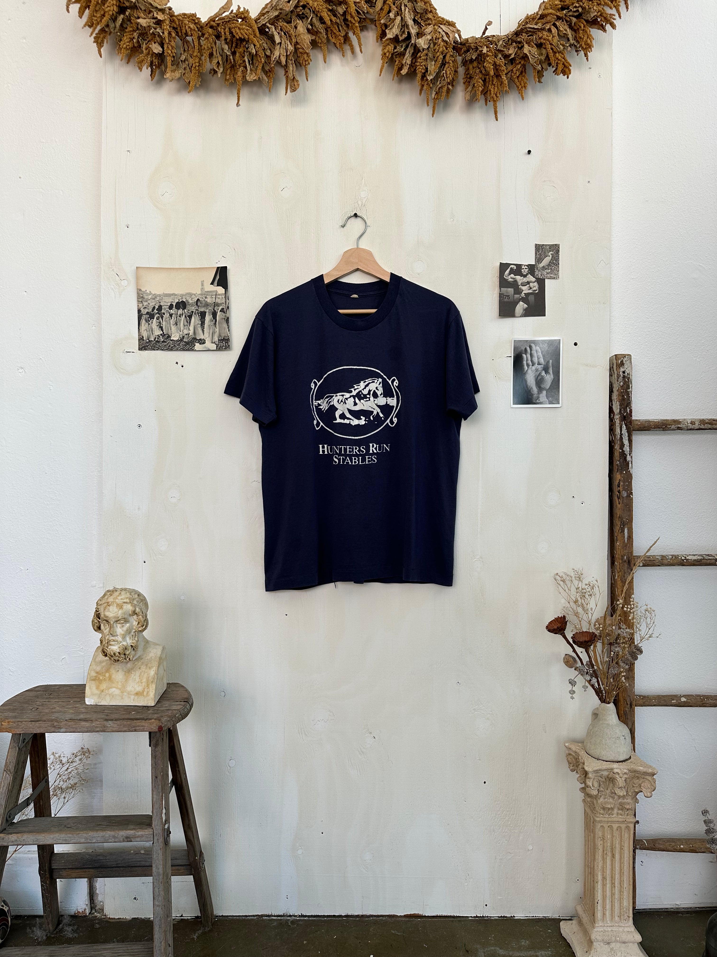 1980s Hunters Run Stables T-Shirt (M/L)